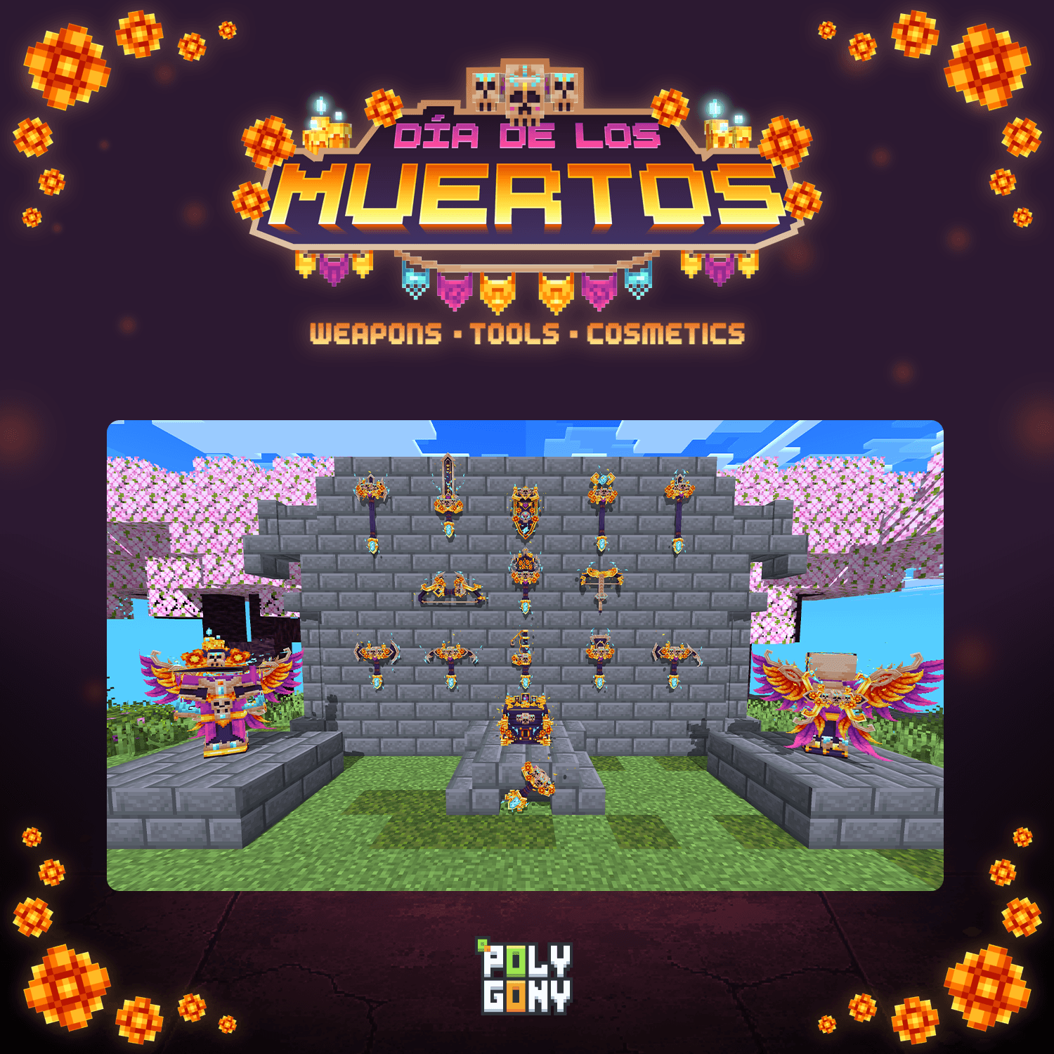 Muertos Animated Weapons and Tools Set (64x) 2
