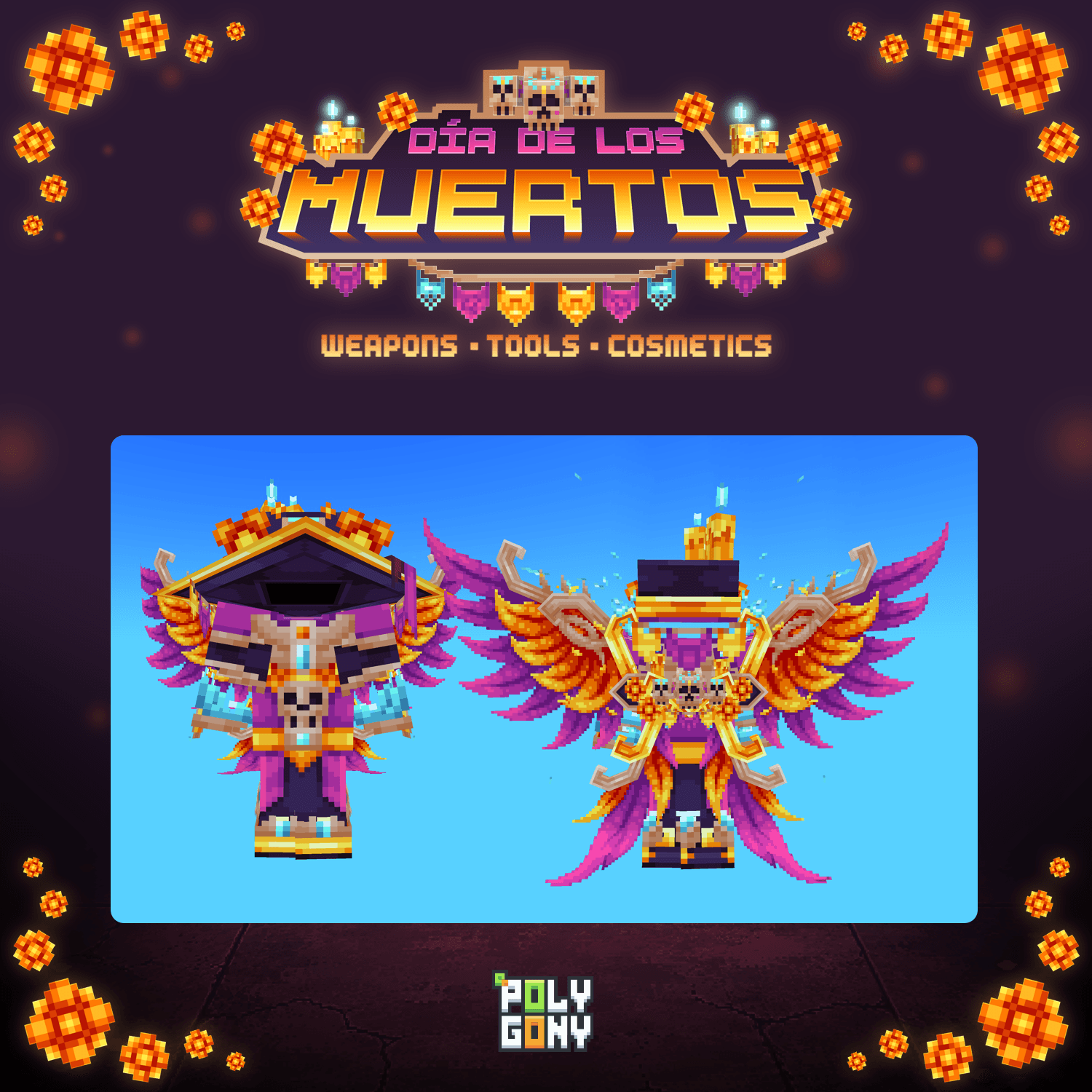 Muertos Animated Weapons and Tools Set (64x) 3