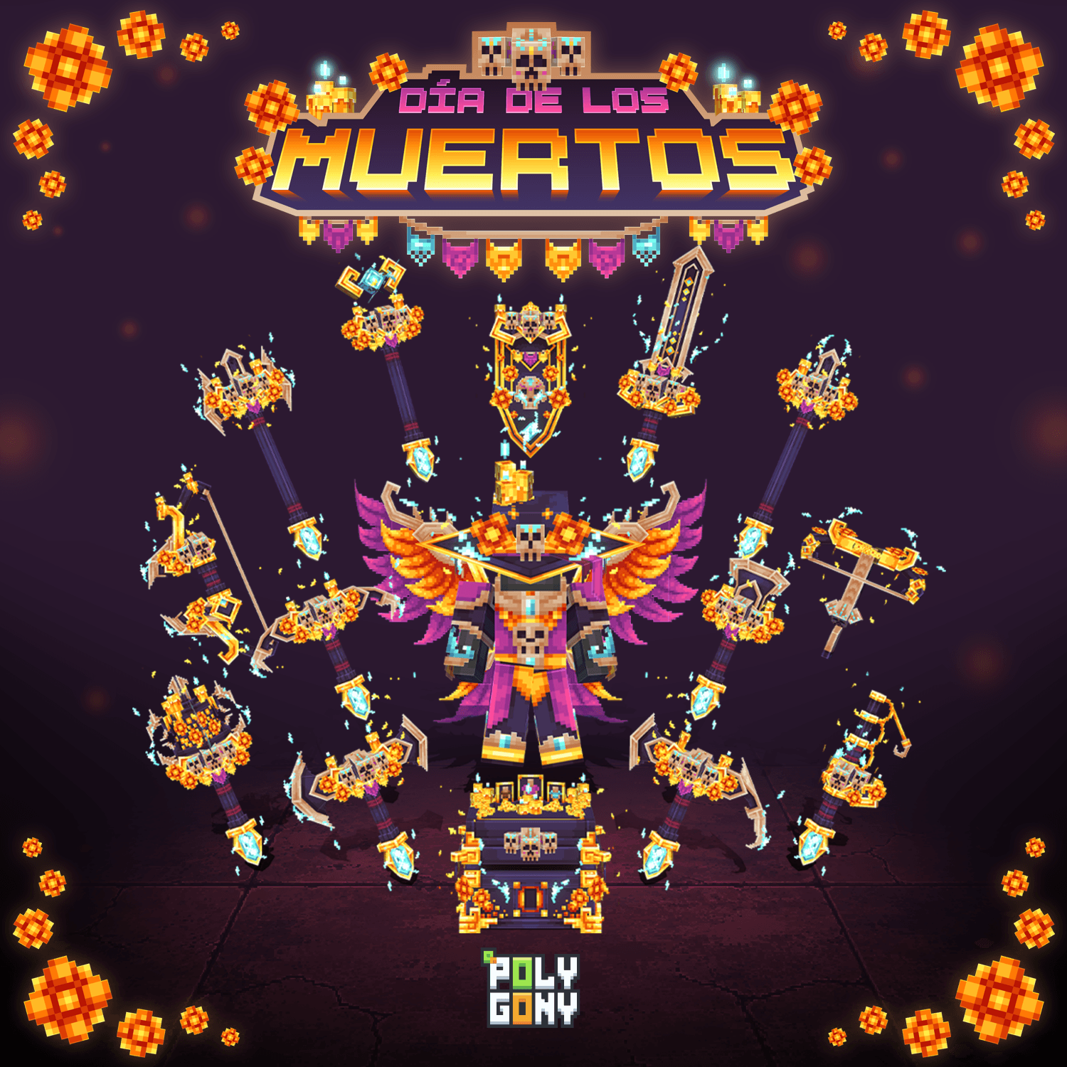 Muertos Animated Weapons and Tools Set (64x)