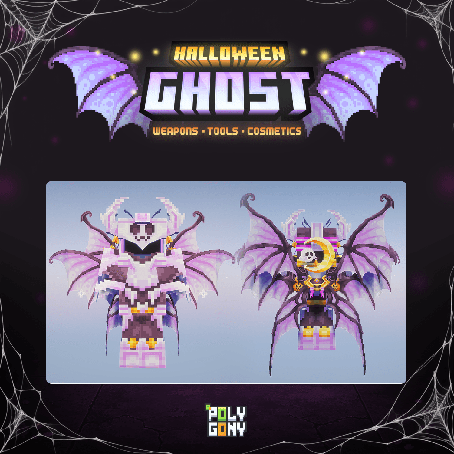 Halloween Ghost Animated Weapons and Tools Set (64x) 3