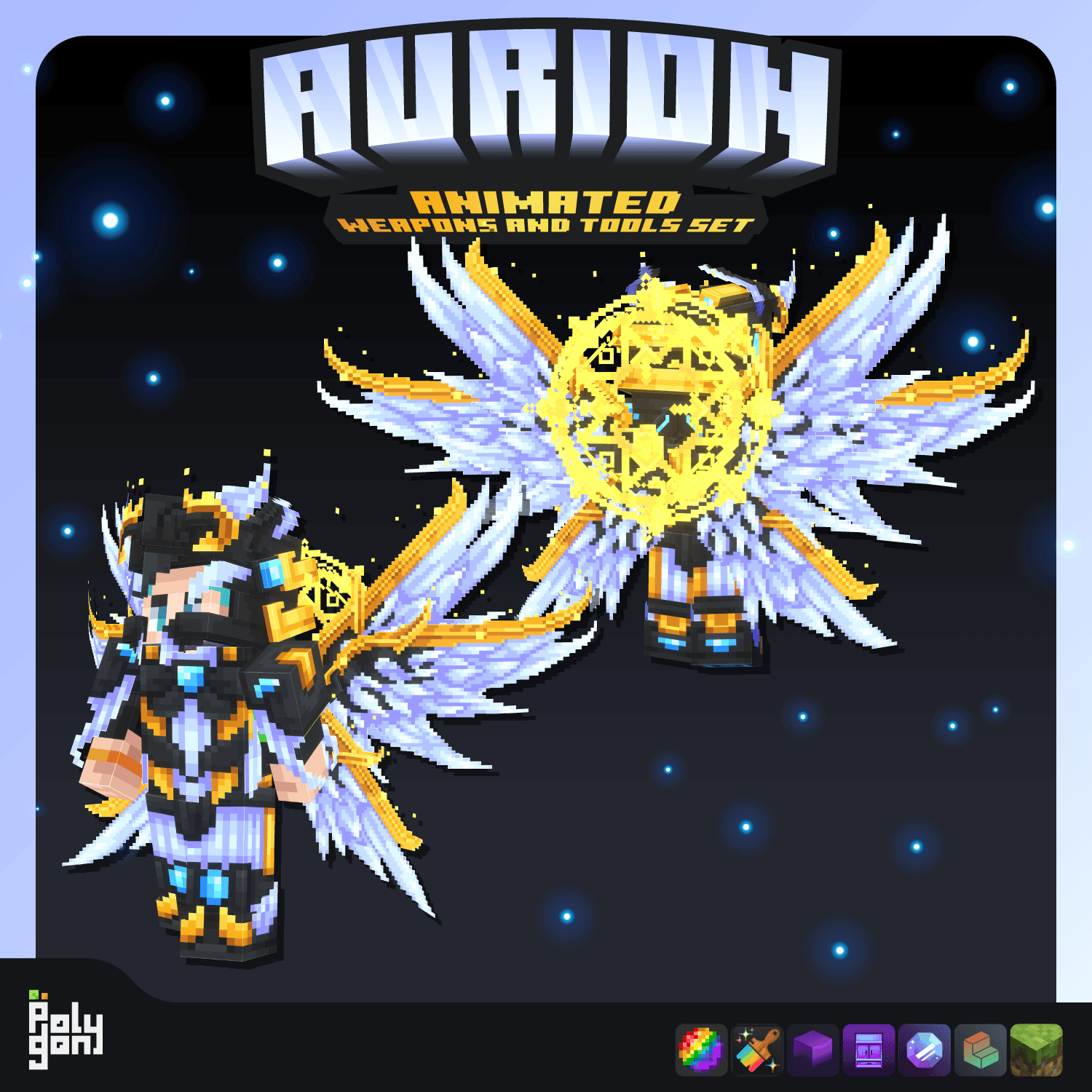 Aurion Animated Weapons and Tools Set (64x) 0