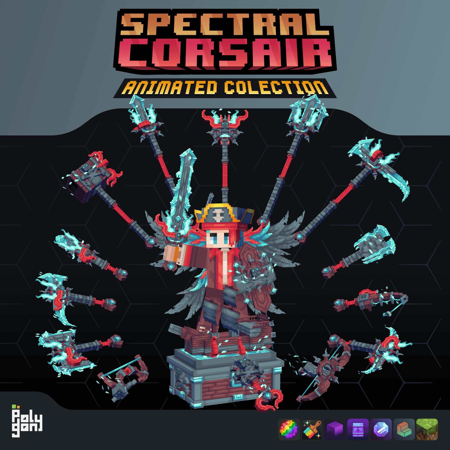 Spectral Corsair Animated Collection (64x)