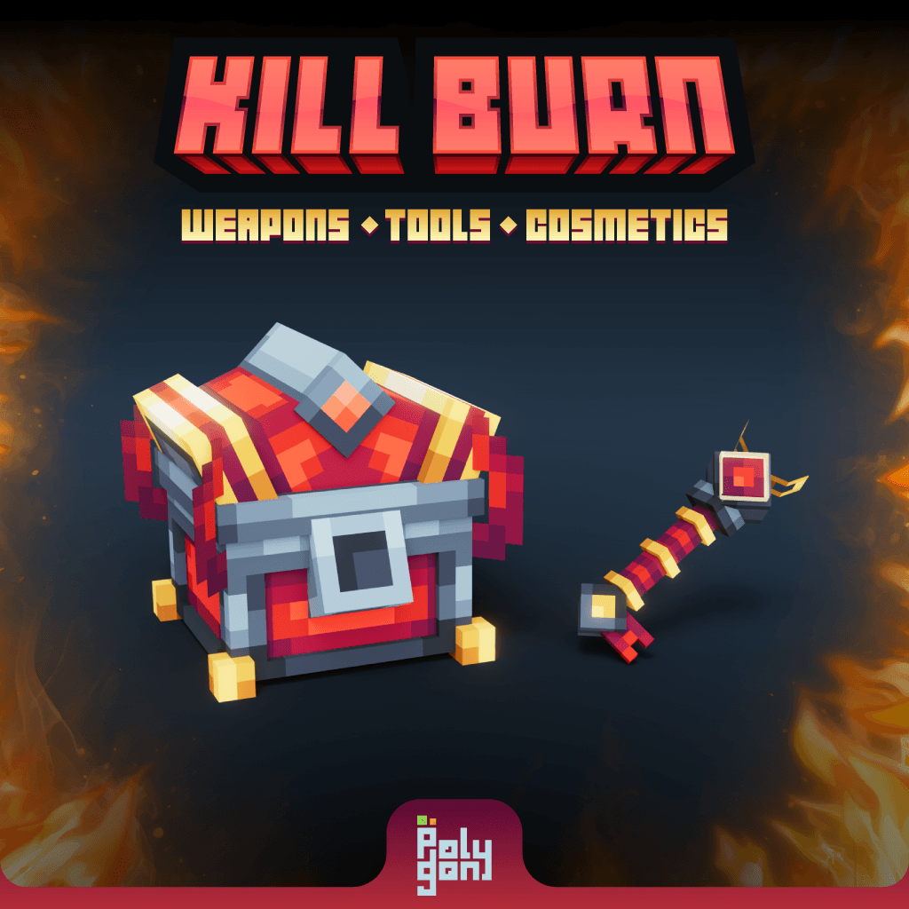 Kill Burn Animated Weapons, Tools & Cosmetics Set 0