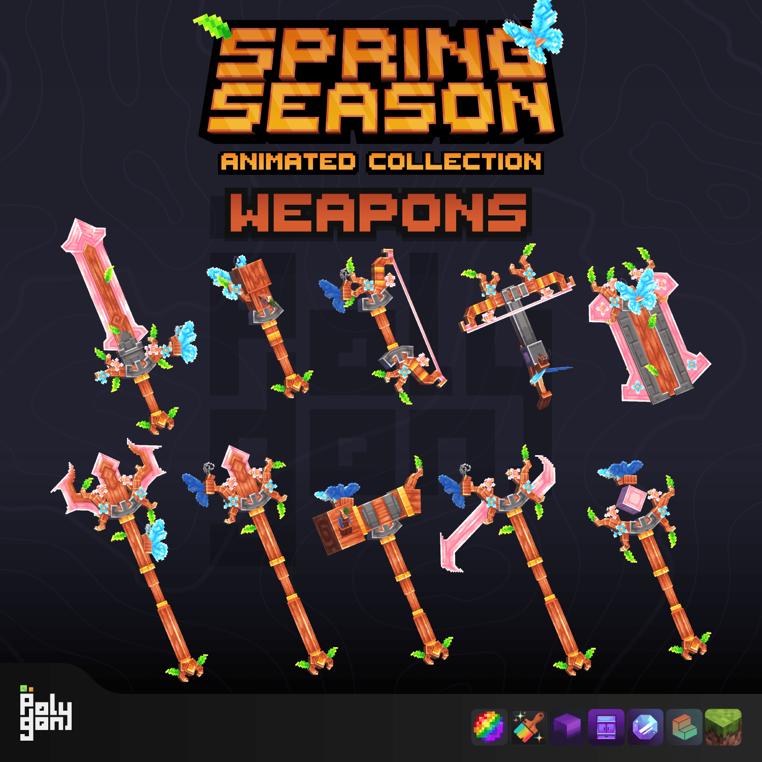 Spring Season Animated Collection (64x) 2