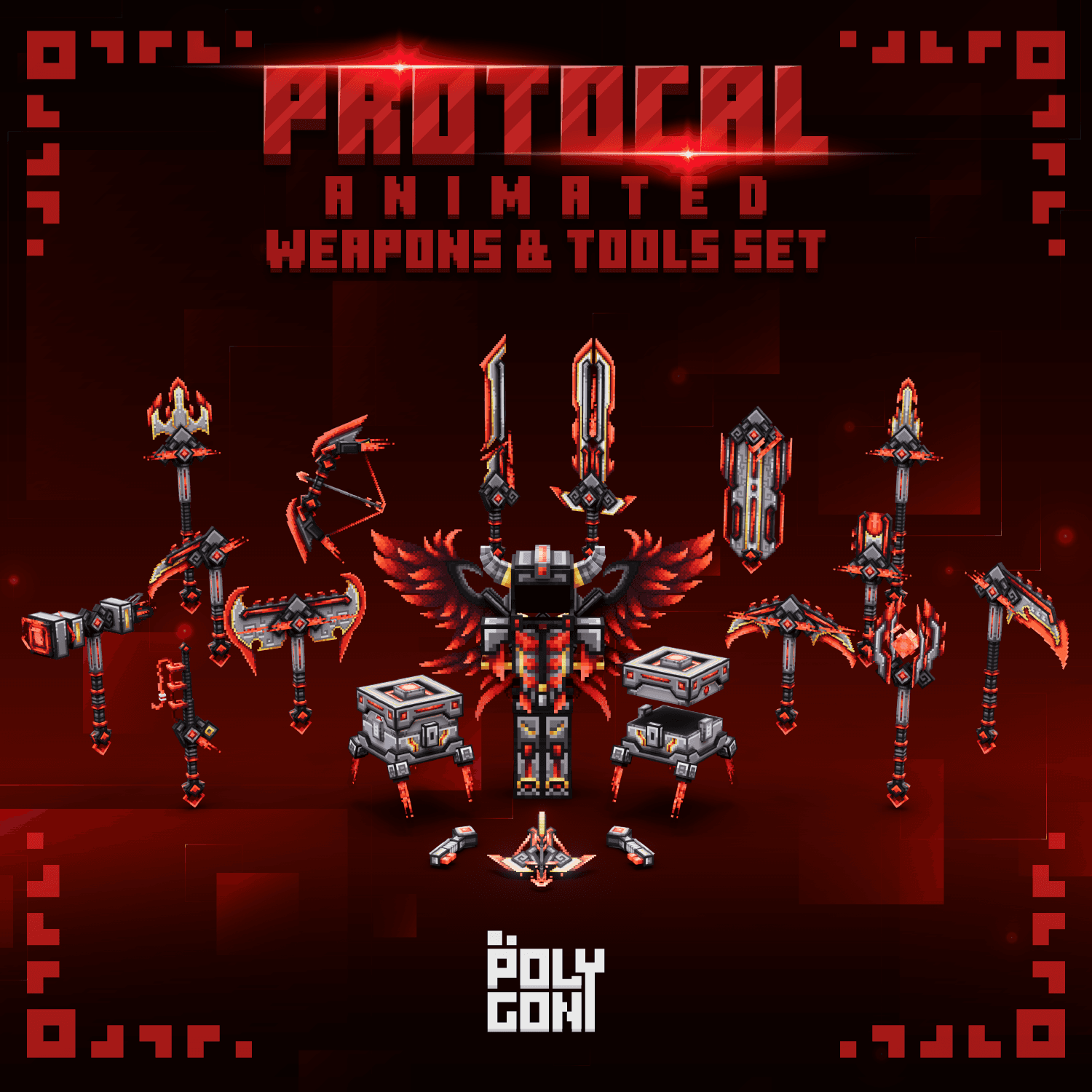 Protocal Animated Weapons & Tools Set