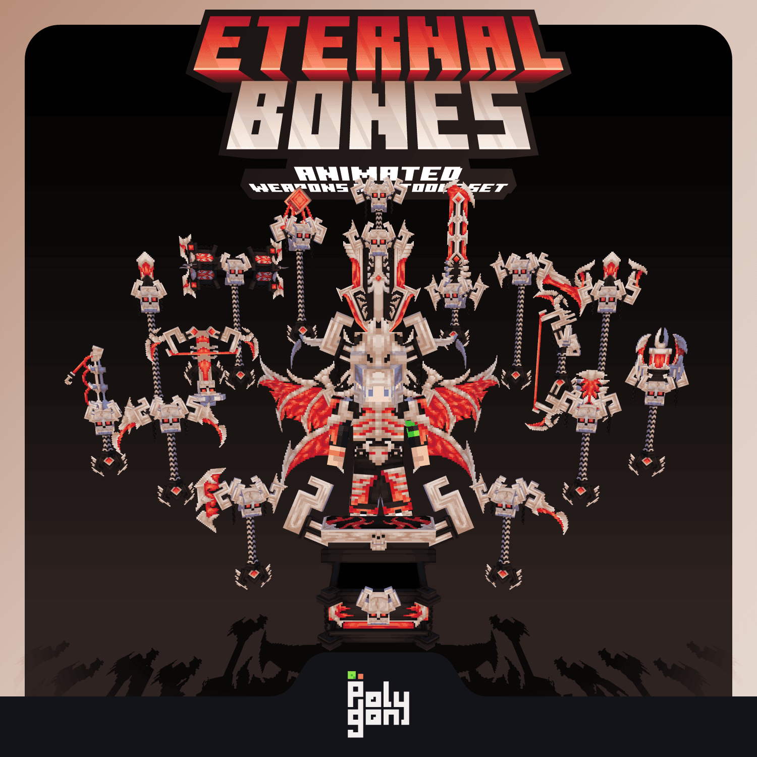 Eternal Bones Animated Weapons and Tools Set (64x)