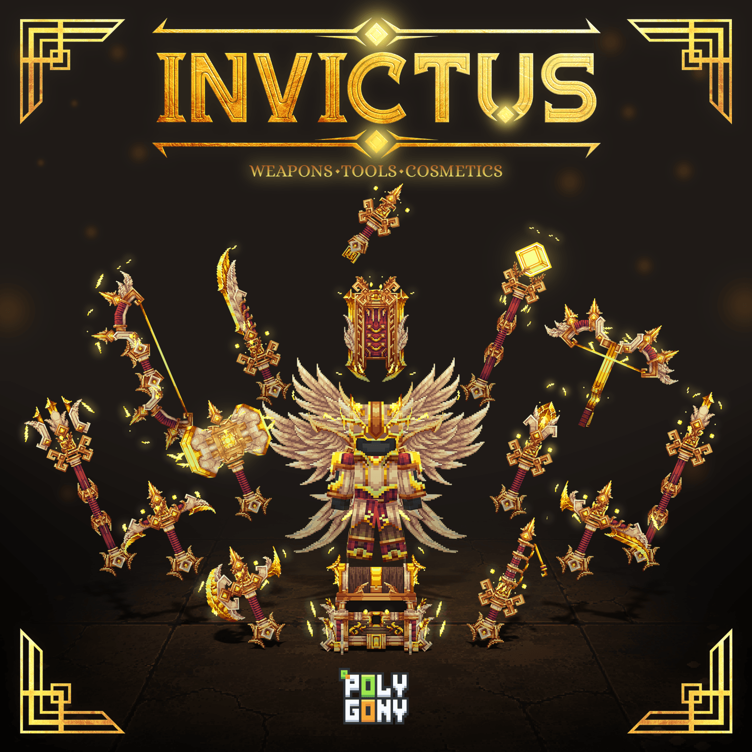 Invictus Animated Weapons and Tools Set (64x) 1