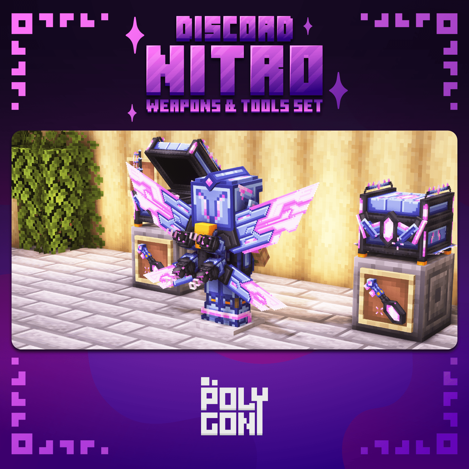 Discord Nitro Animated Weapons & Tools Set 0