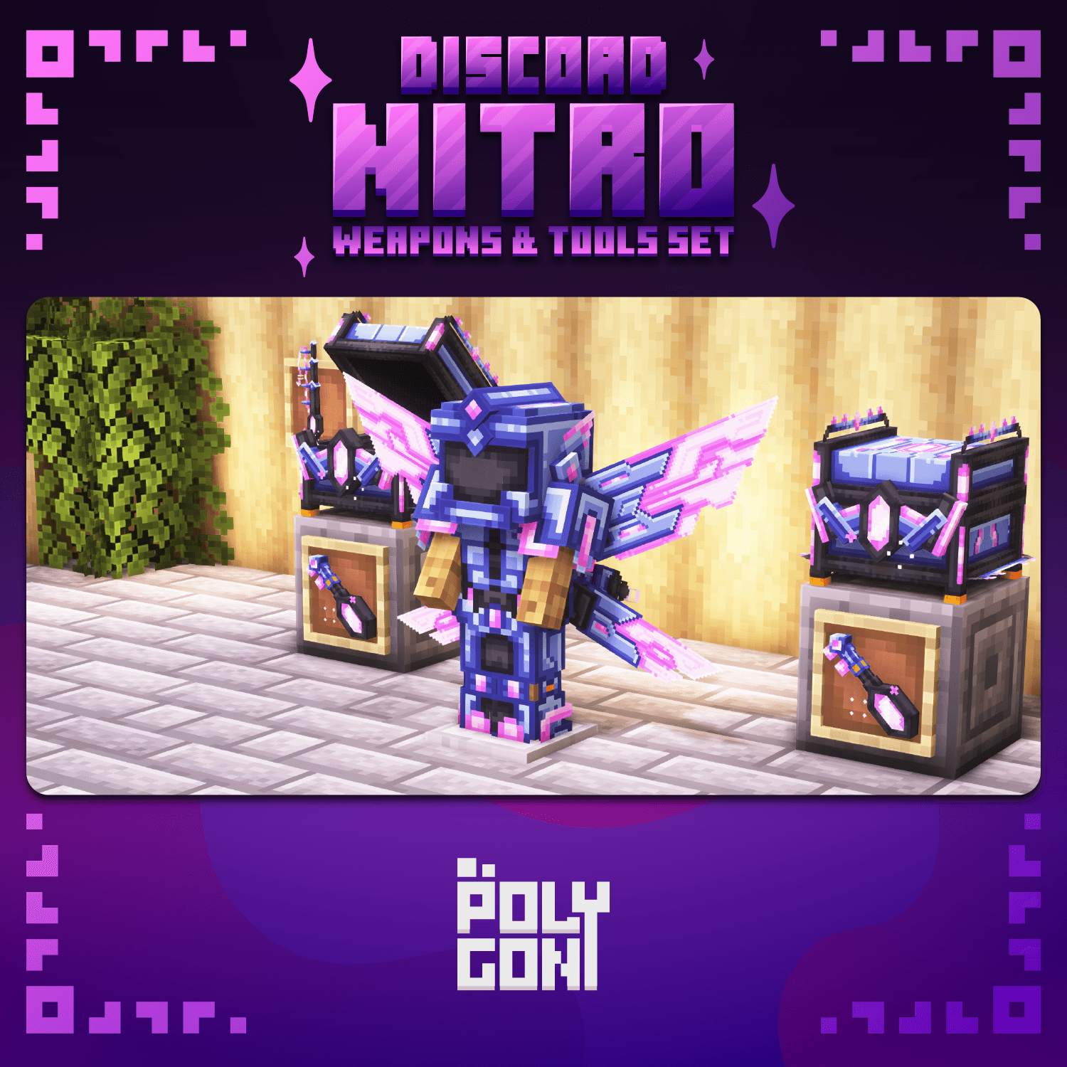 Discord Nitro Animated Weapons & Tools Set 3