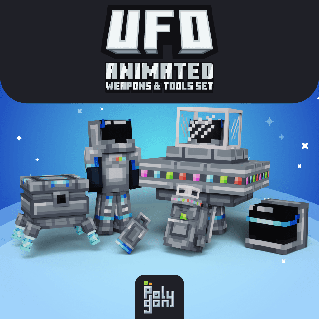 UFO Animated Weapons & Tools Set 0