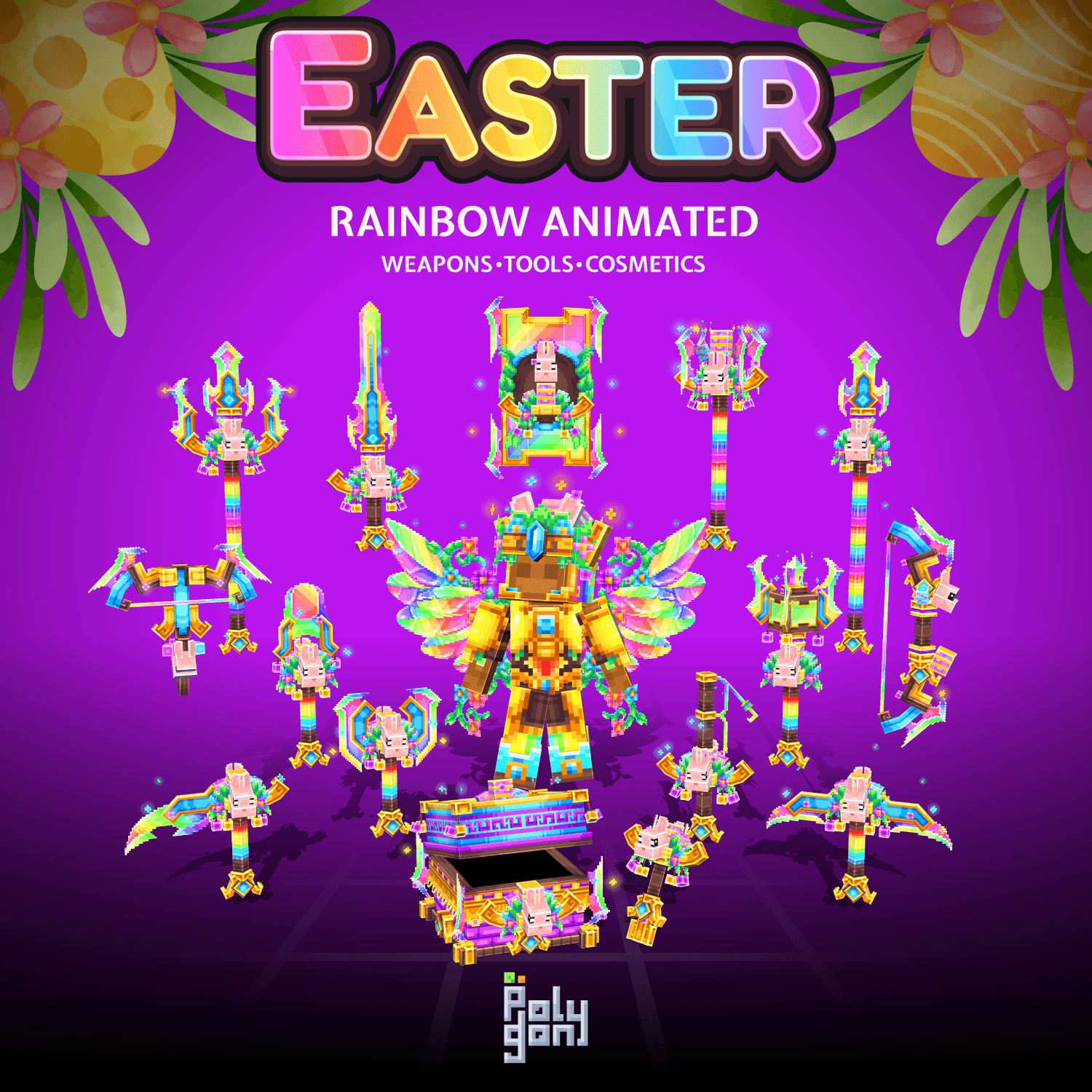 Easter Animated Weapons and Tools Set (64x)