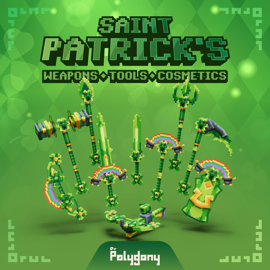 Saint Patrick's 2024 Animated Weapons & Tools Set 2