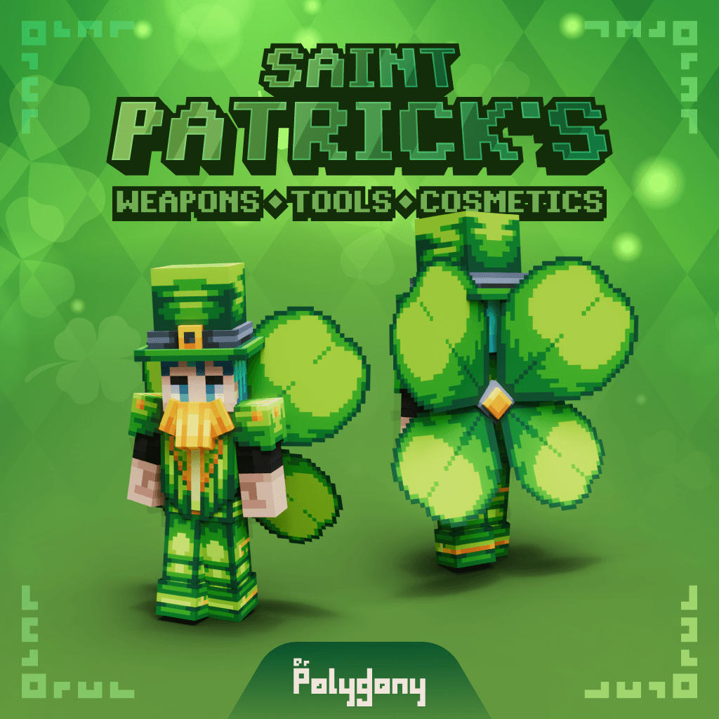 Saint Patrick's 2024 Animated Weapons & Tools Set 4