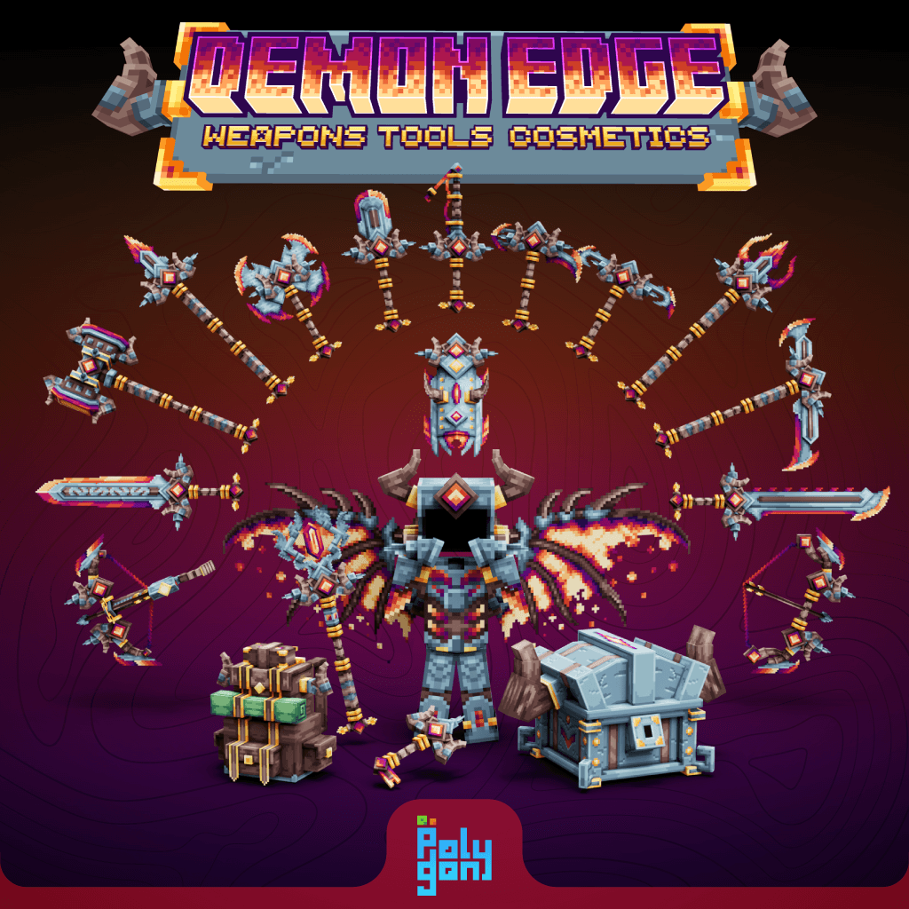 Demon Edge Animated Weapons & Tools Set