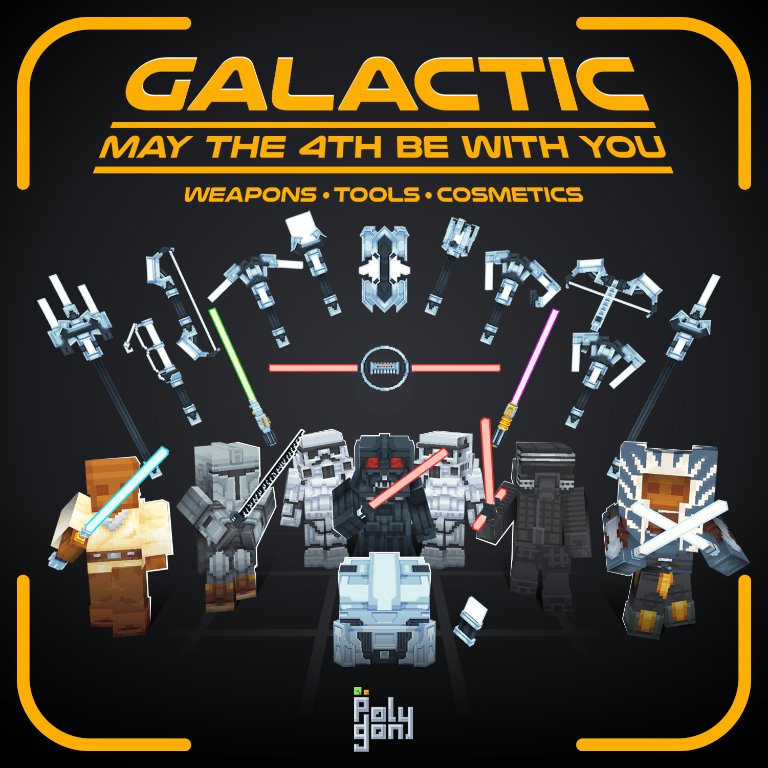 Galactic Weapons and Tools Set (64x)