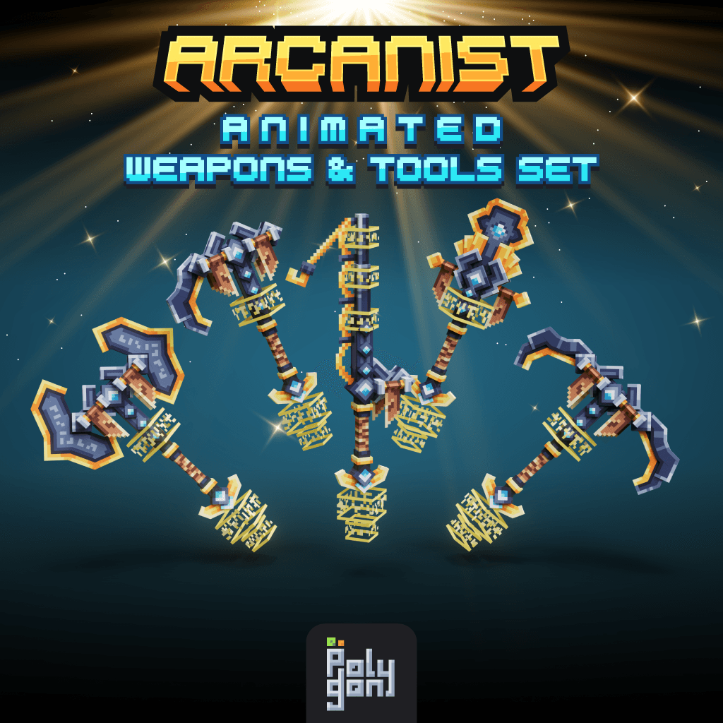 Arcanist Animated Weapons & Tools Set 3