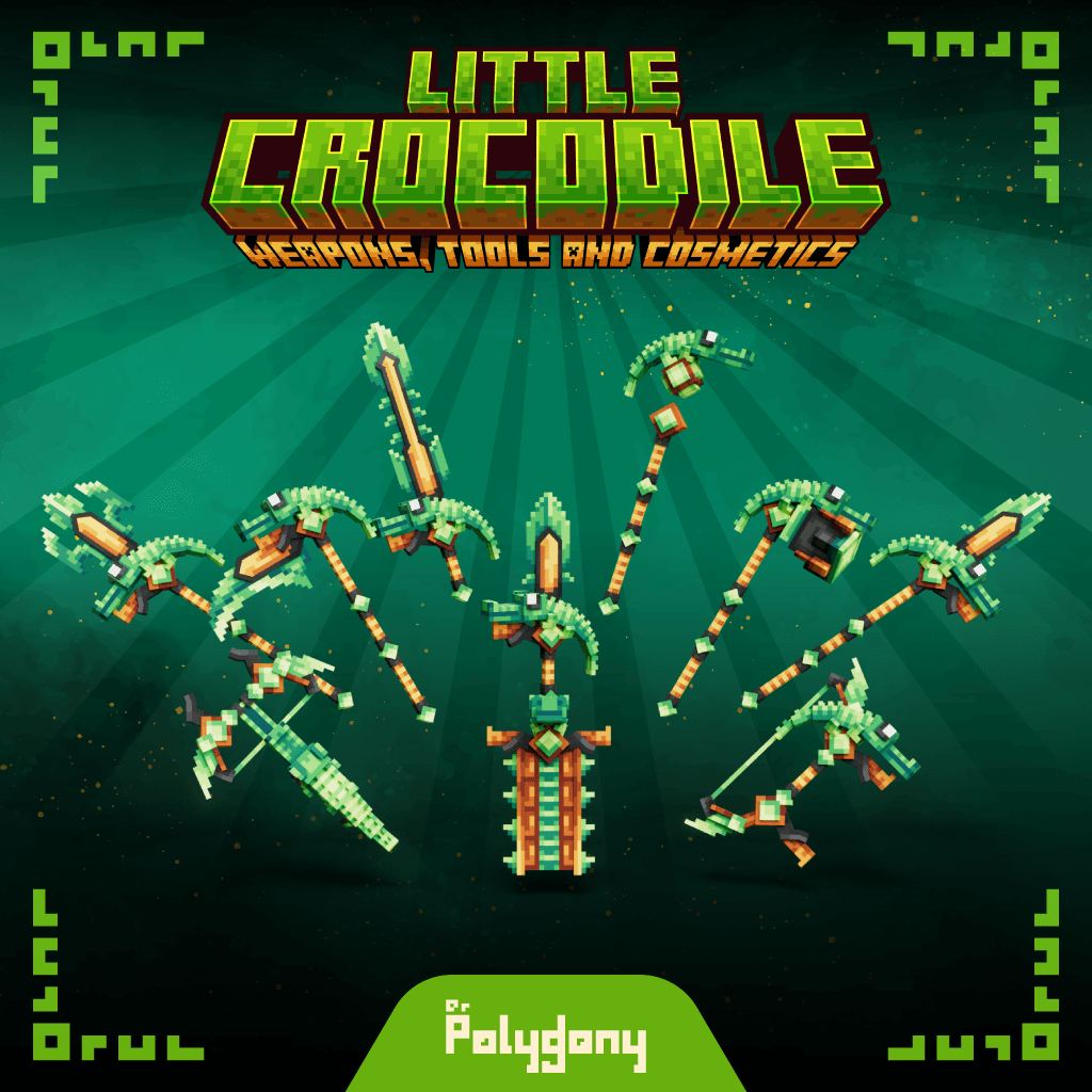 Little Crocodile Weapons & Tools Set 2