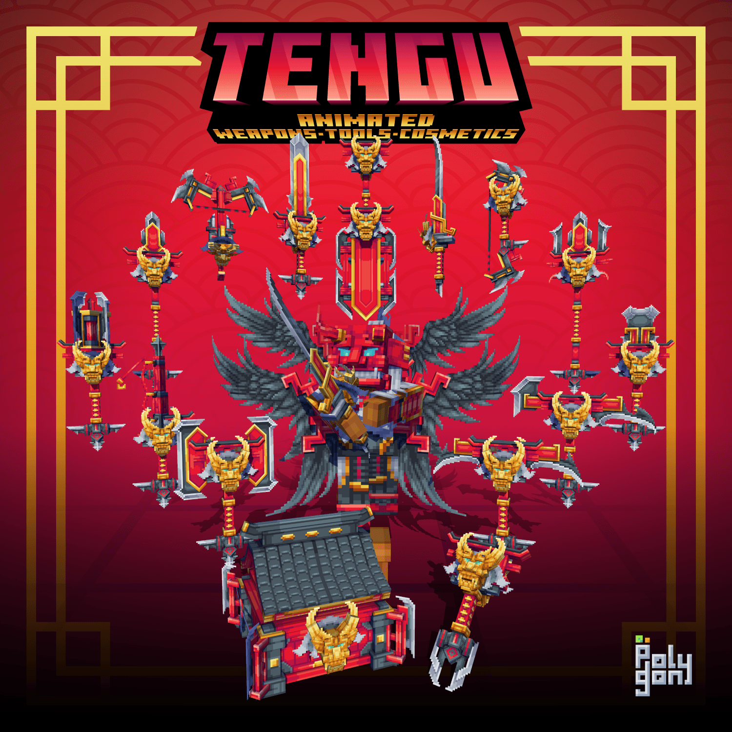 Tengu Animated Weapons and Tools Set (64x)