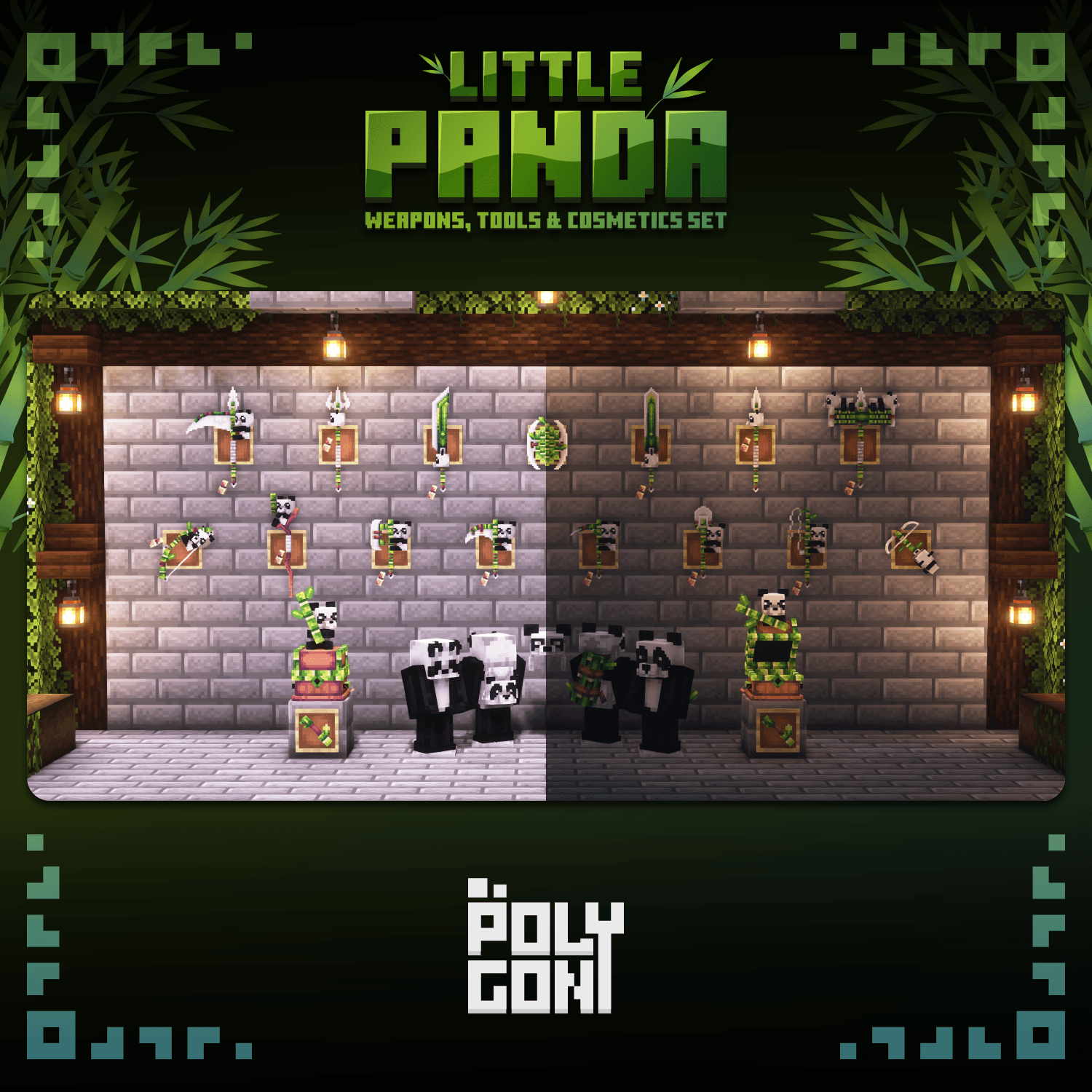 Little Panda Weapons, Tools & Cosmetics Set 2