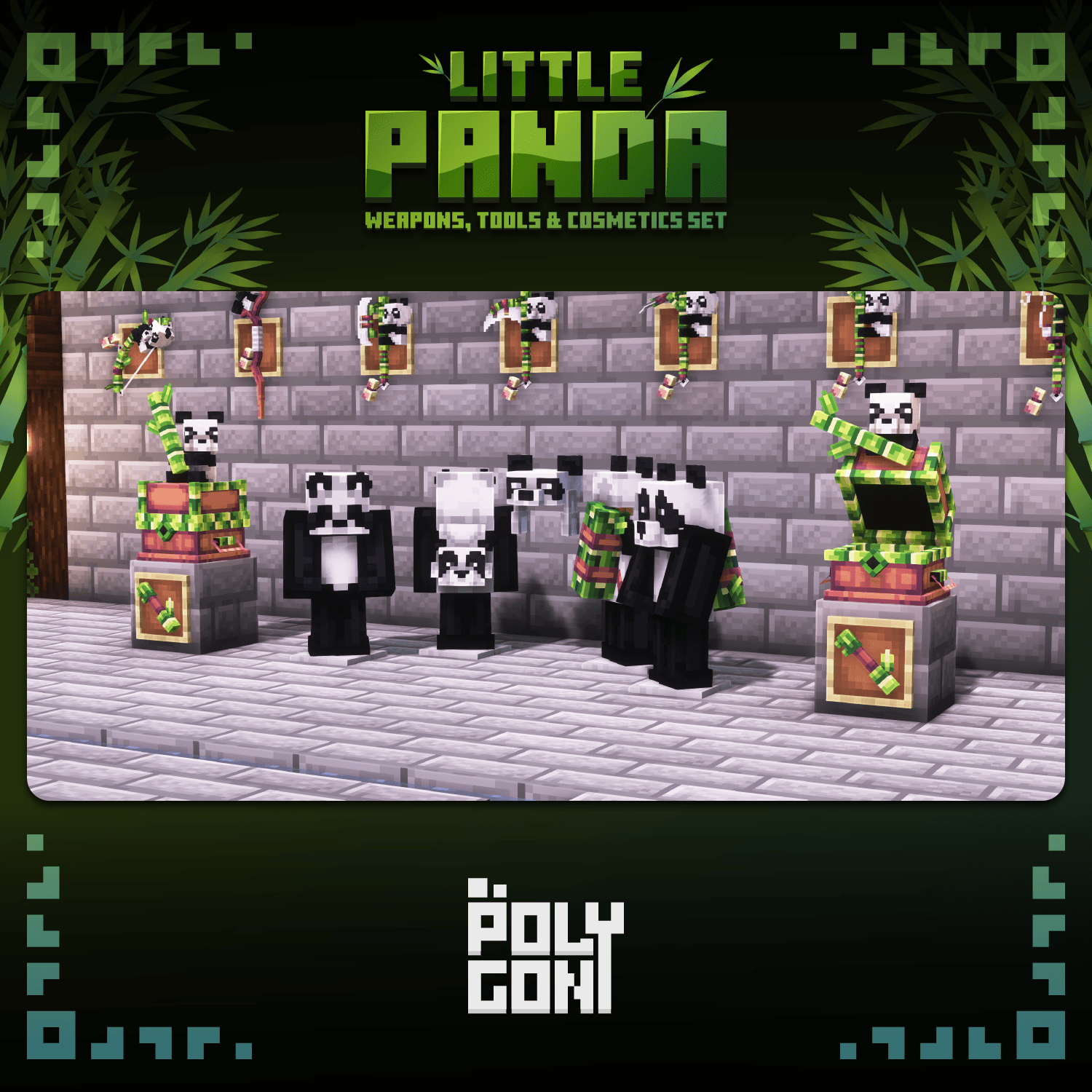 Little Panda Weapons, Tools & Cosmetics Set 0