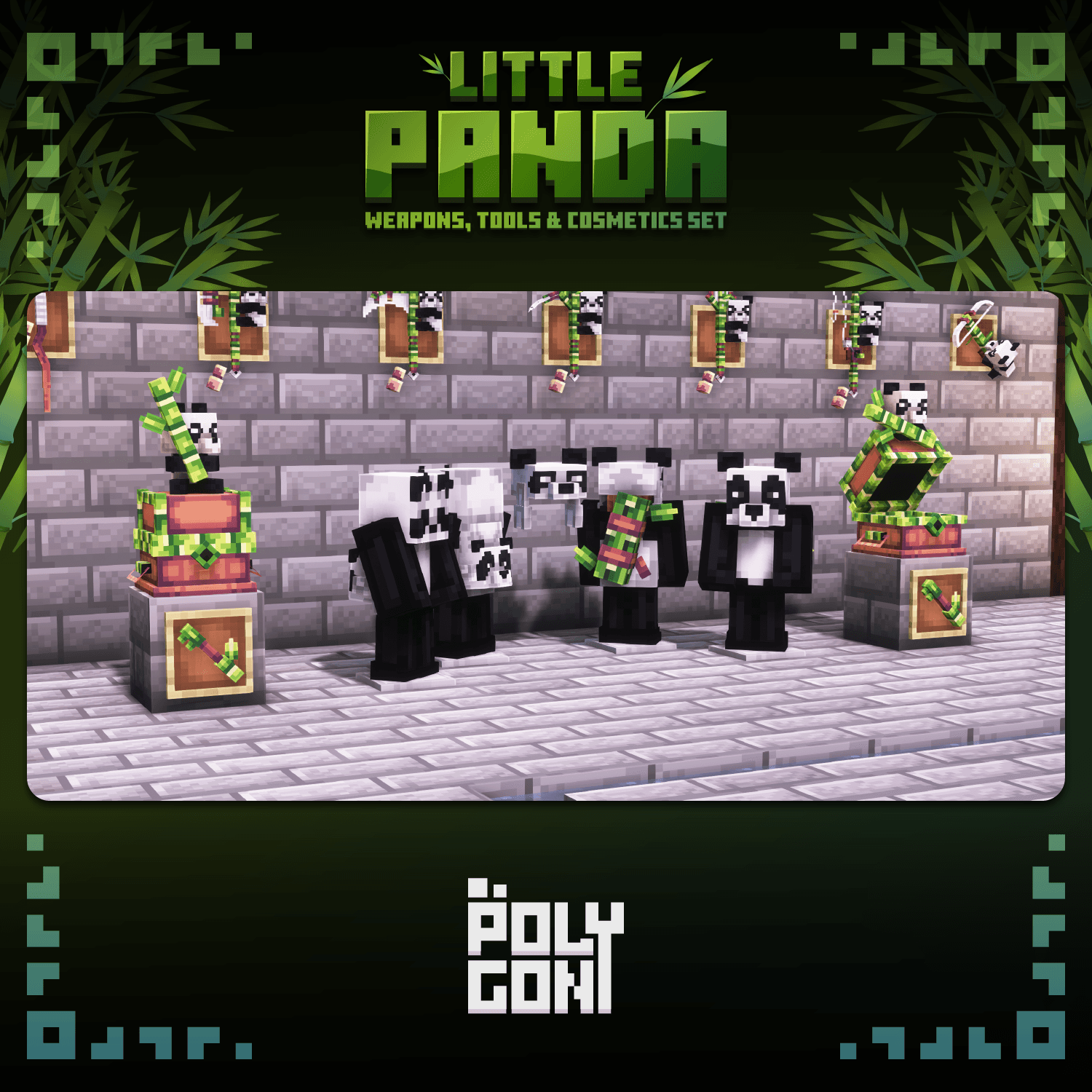 Little Panda Weapons, Tools & Cosmetics Set 3