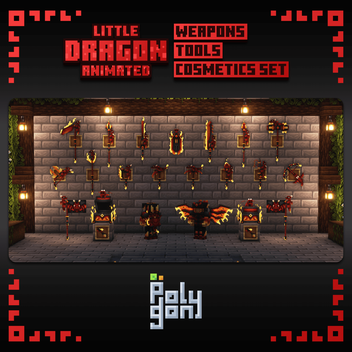 Little Dragon Animated Weapons & Tools Set 2