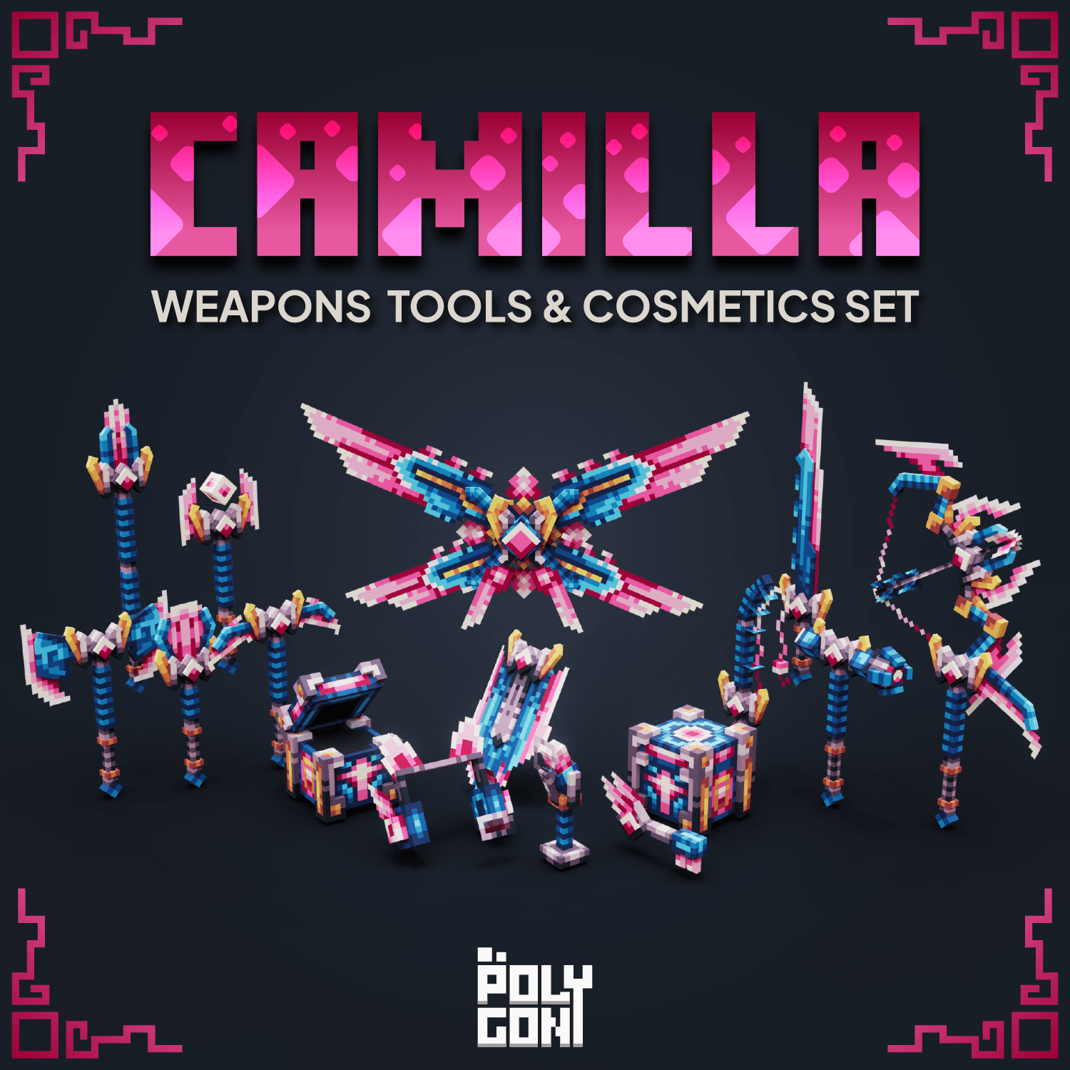 Camilla Weapons, Tools & Cosmetics Set