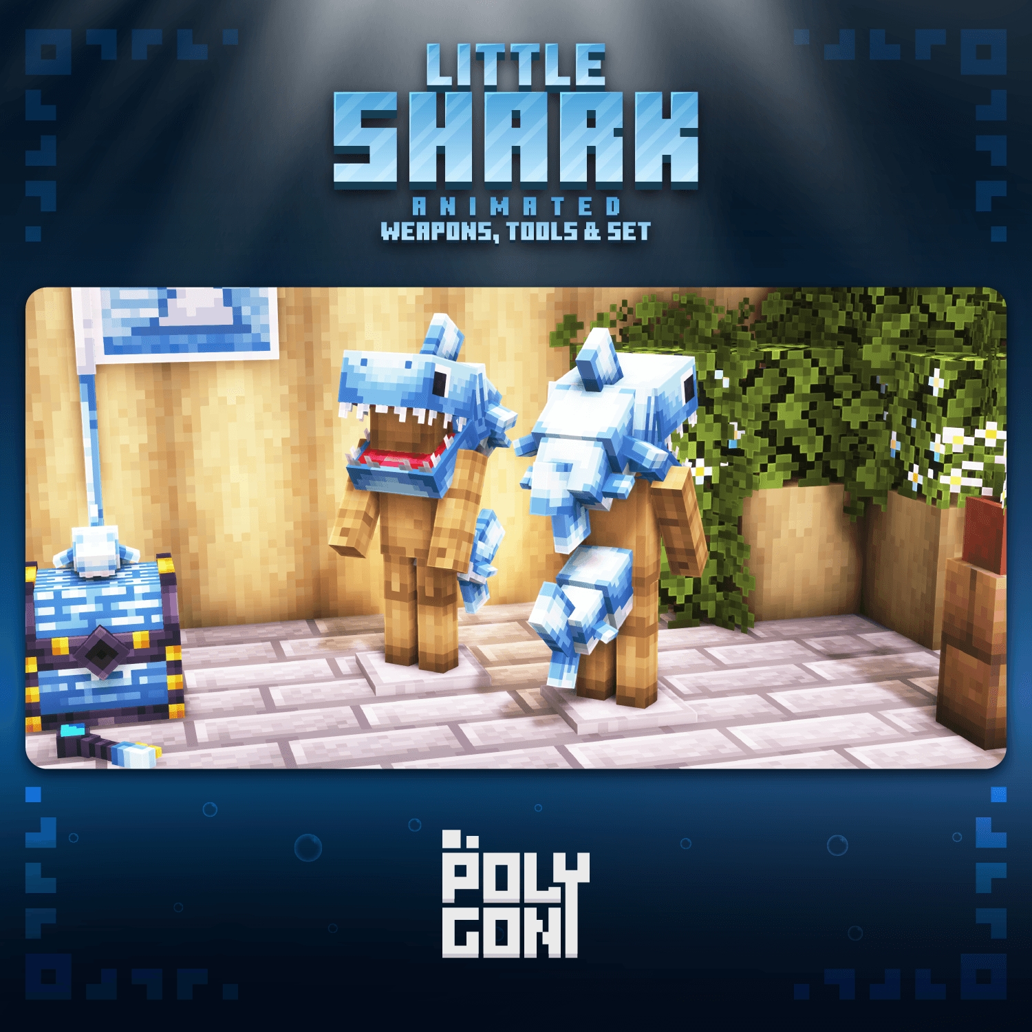 Little Shark Animated Weapons, Tools & Cosmetics Set 0