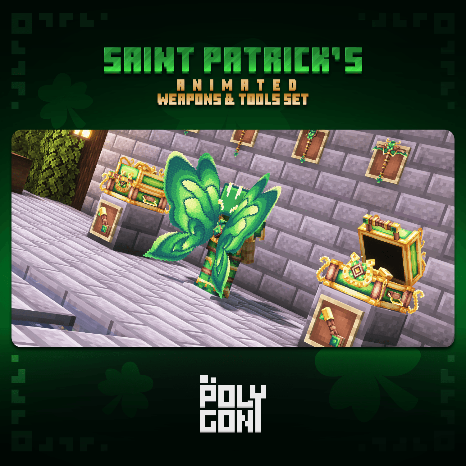 Saint Patrick's Animated Weapons & Tools Set 0