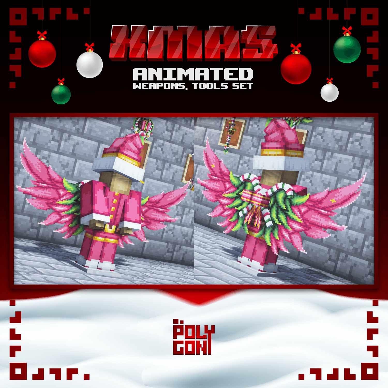X'mas Animated Weapons & Tools Set 3