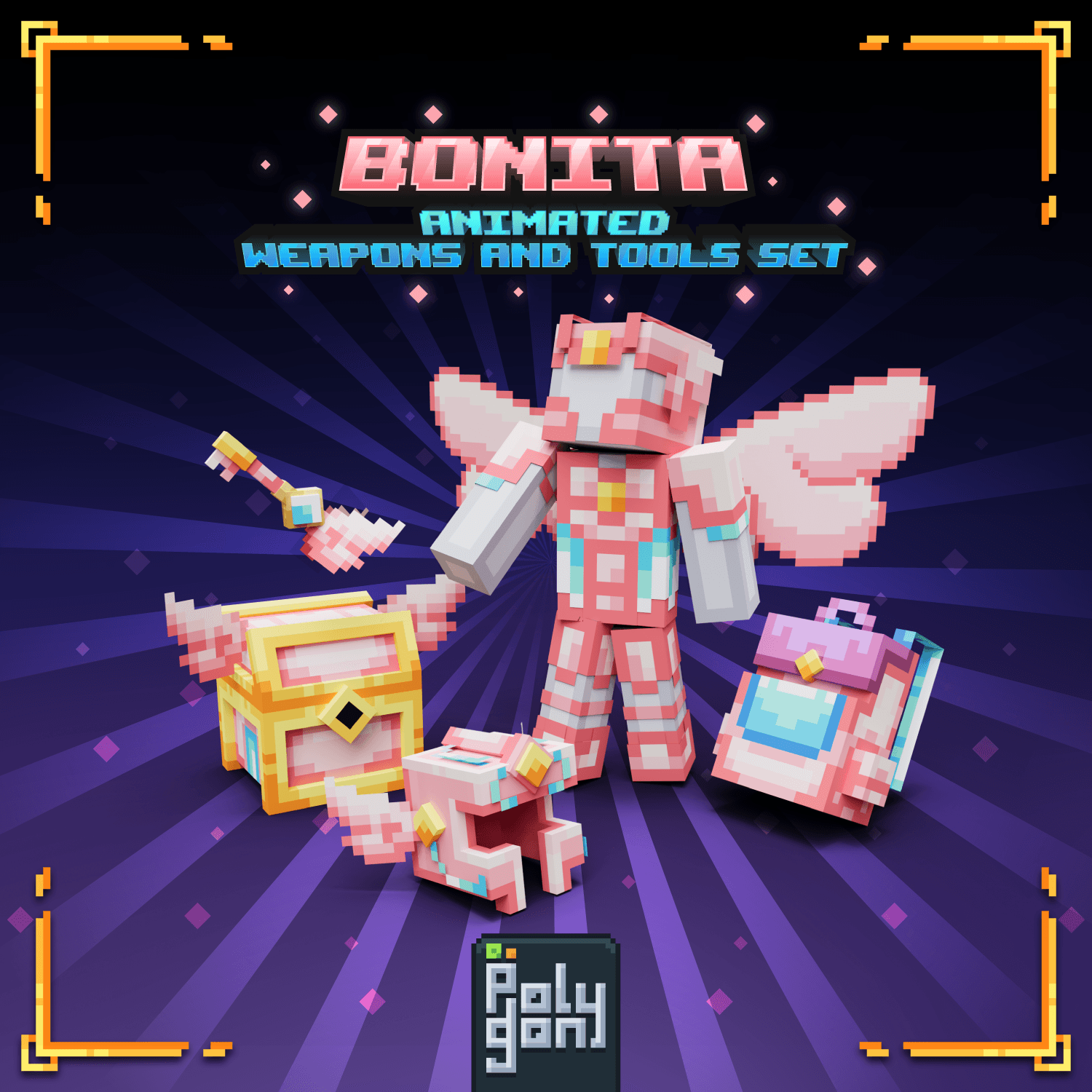 Bonita Animated Weapons & Tools Set 0