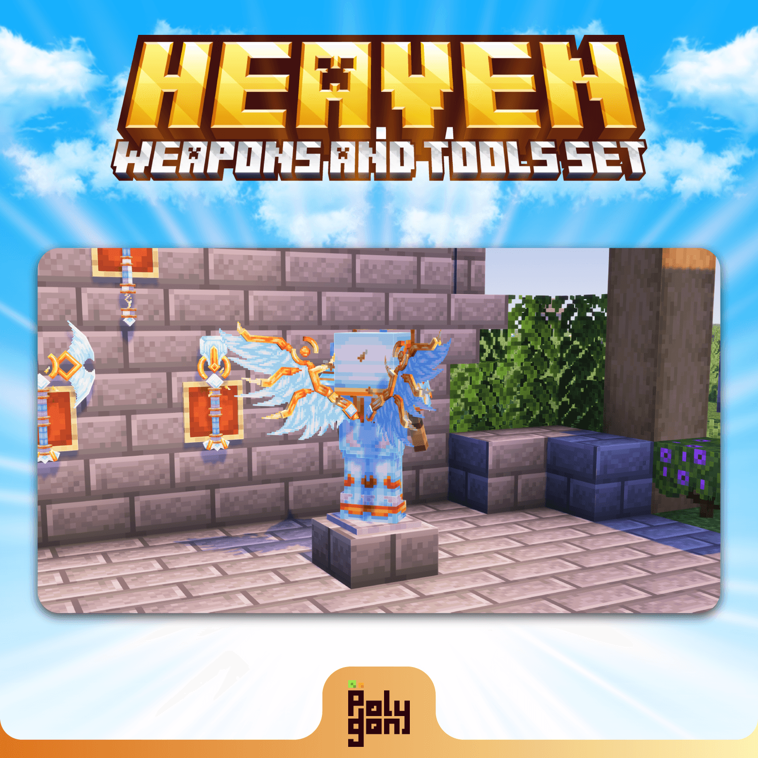 Heaven Animated Weapons and Tools Set (64x) 0