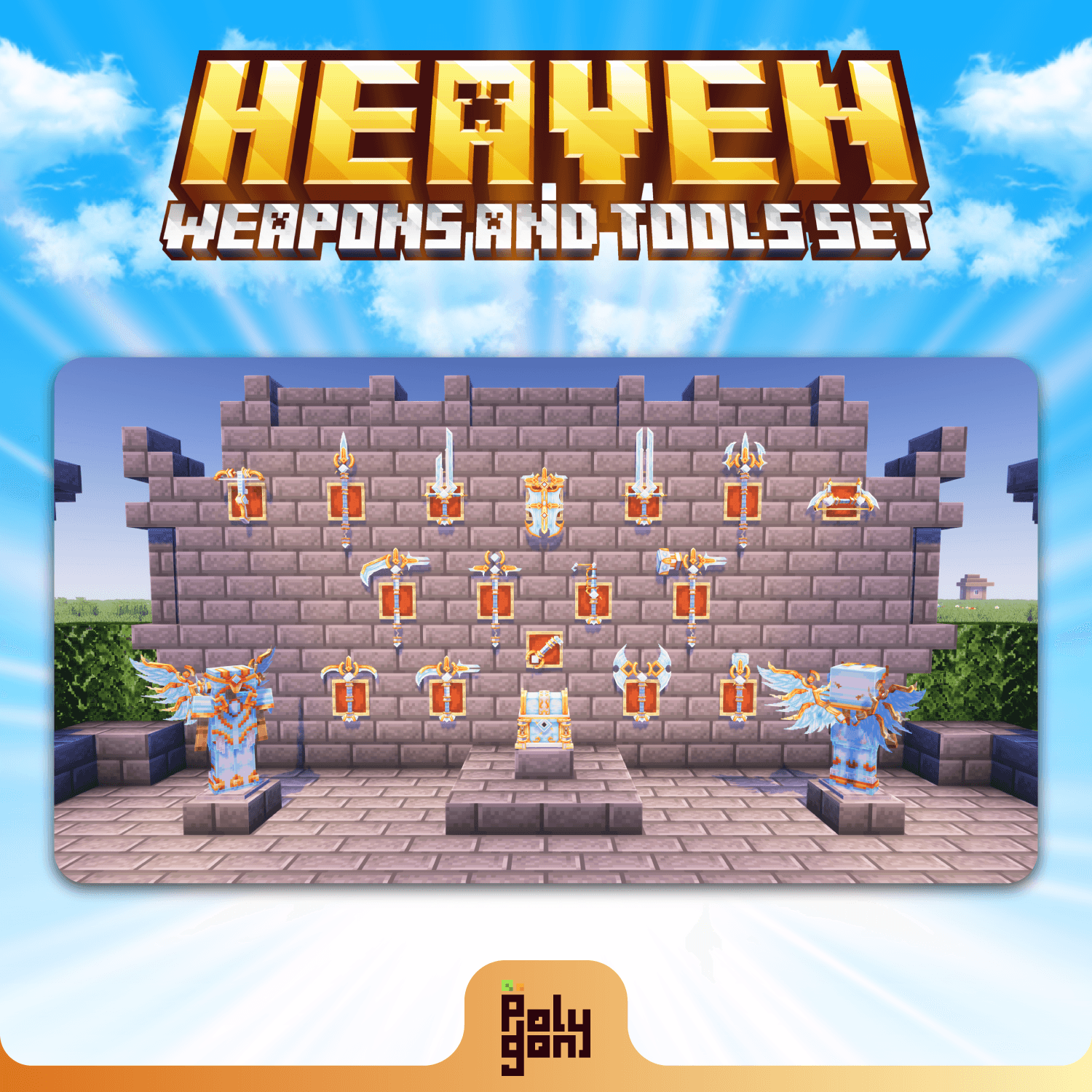 Heaven Animated Weapons and Tools Set (64x) 2