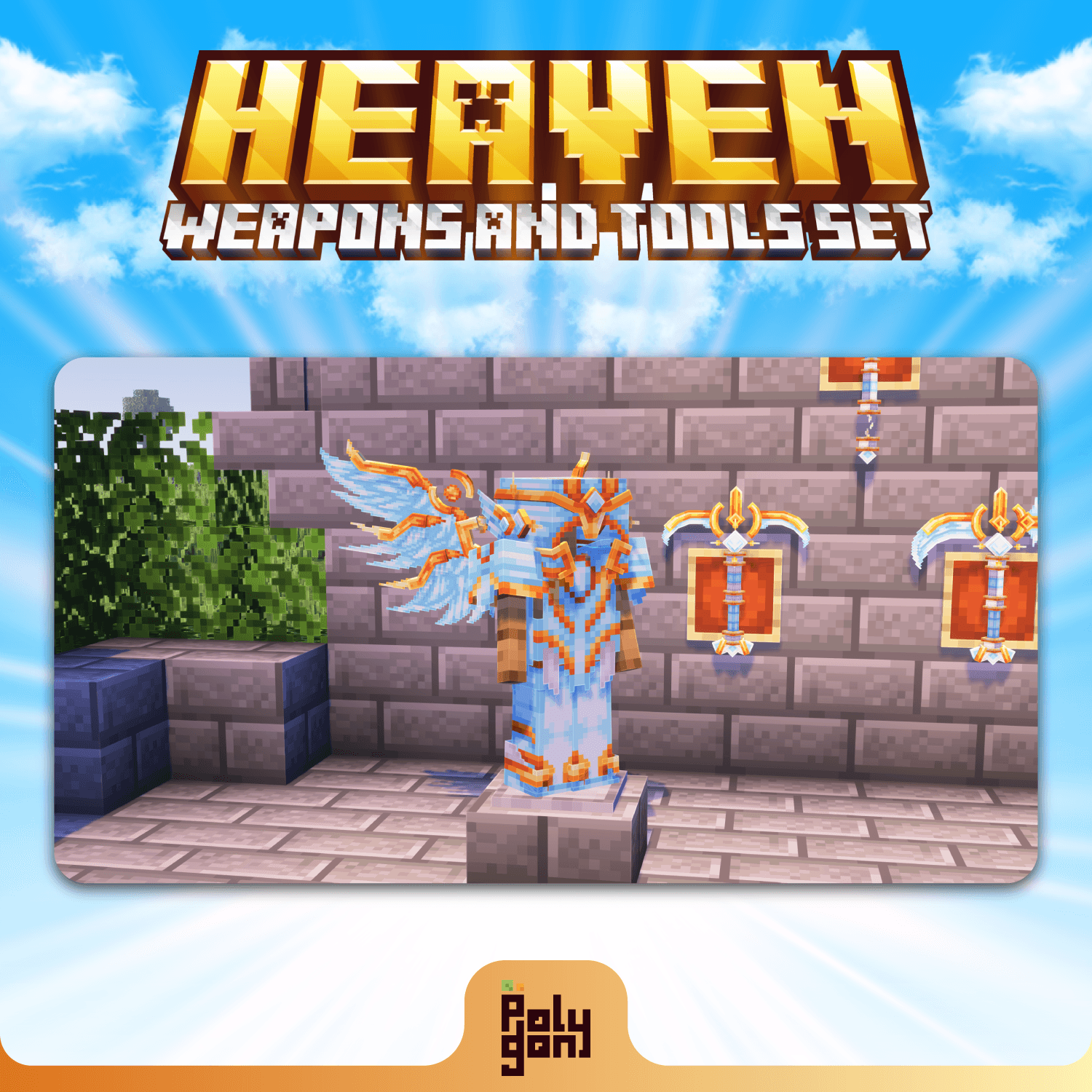 Heaven Animated Weapons and Tools Set (64x) 4