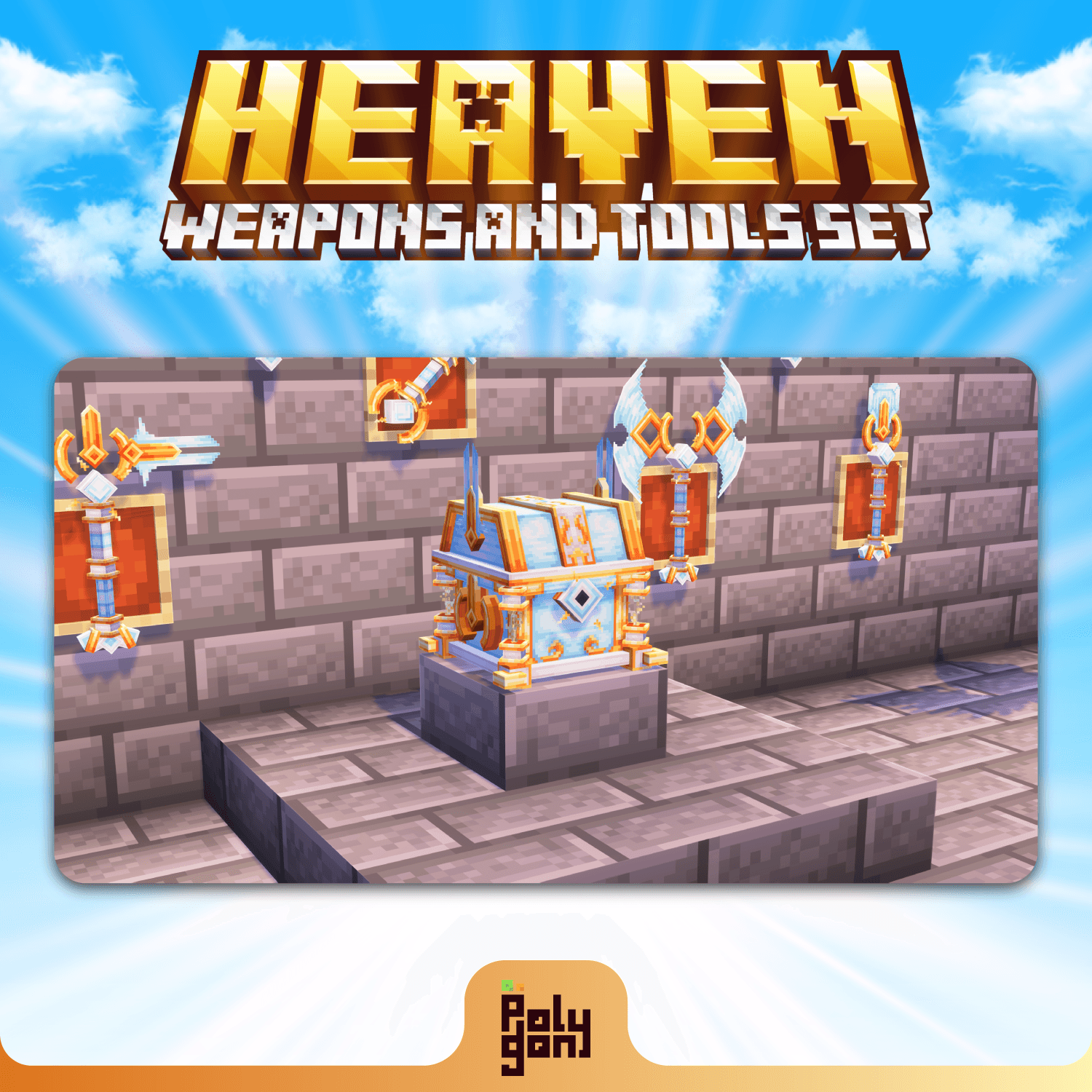 Heaven Animated Weapons and Tools Set (64x) 3