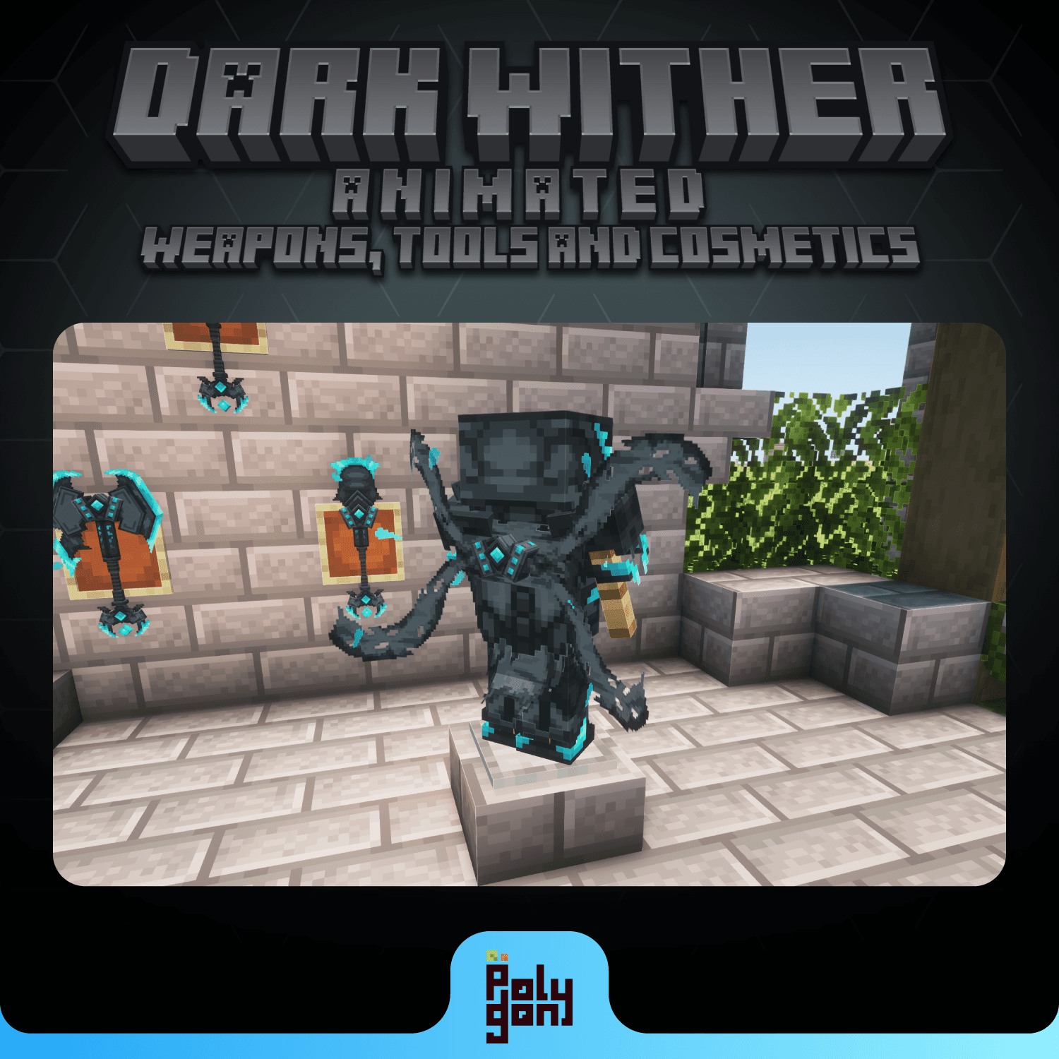 Dark Wither Animated Weapons and Tools Set (64x) 4