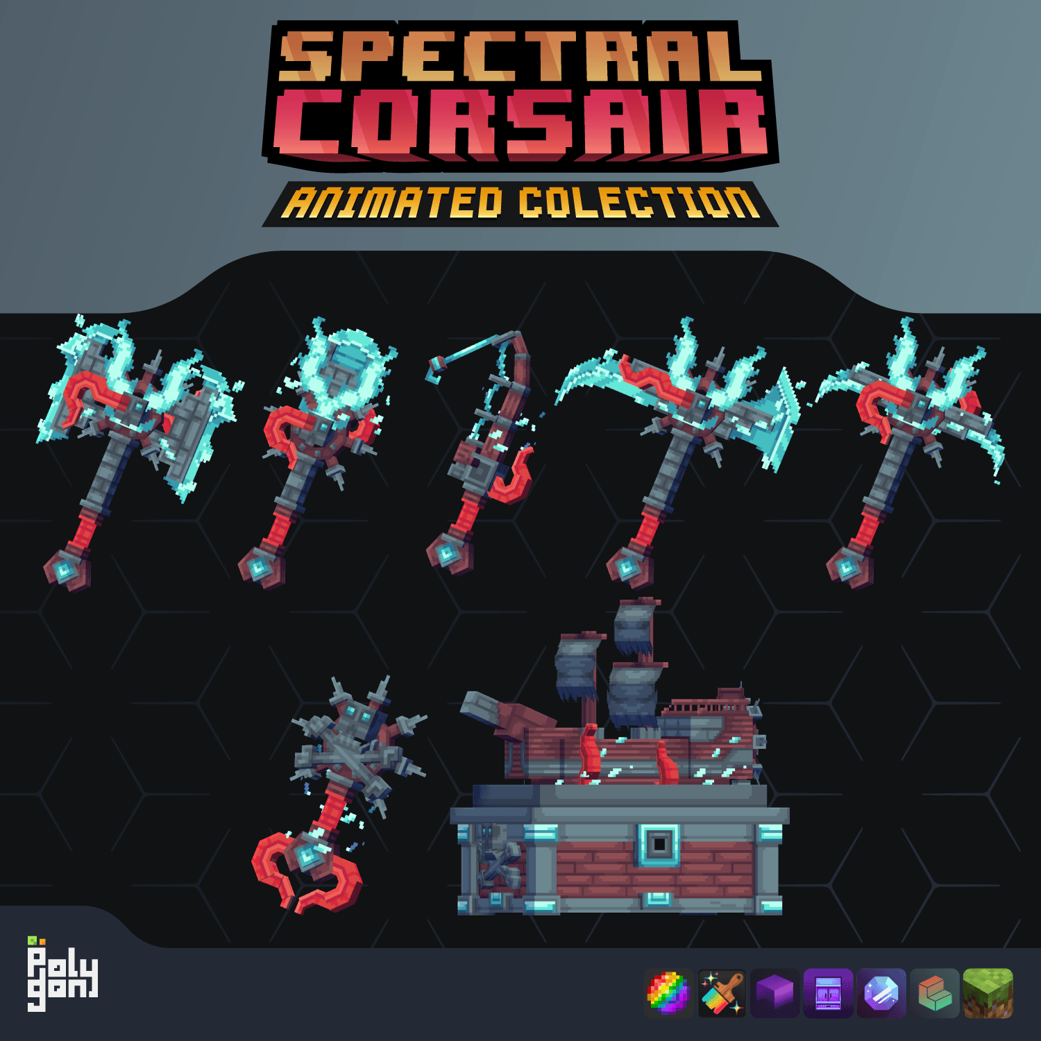 Spectral Corsair Animated Collection (64x) 3