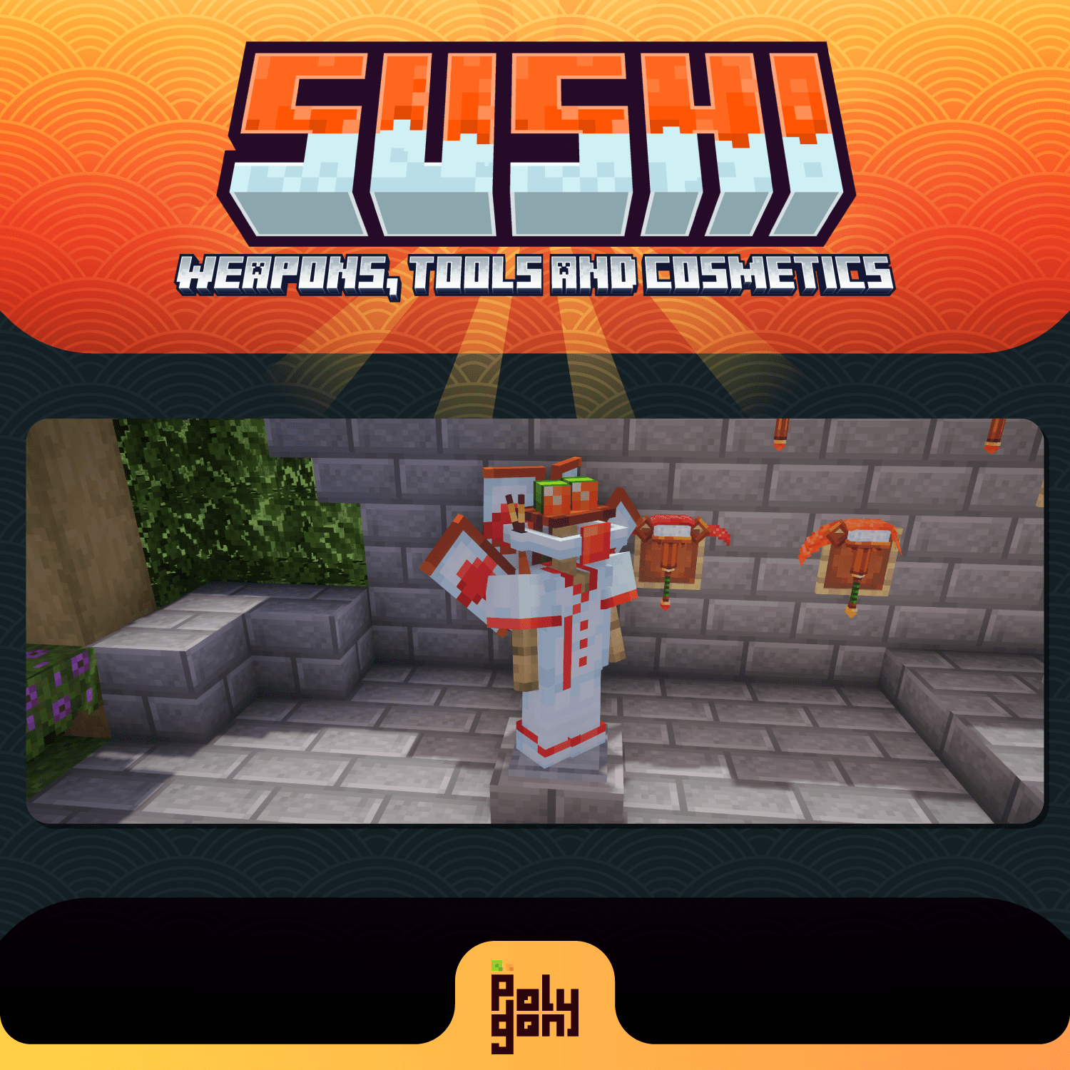 Sushi Weapons, Tools and Cosmetics Set (32x) 4