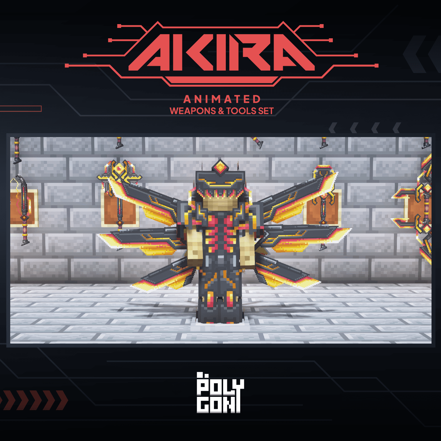 Akira Animated Weapons & Tools Set 4