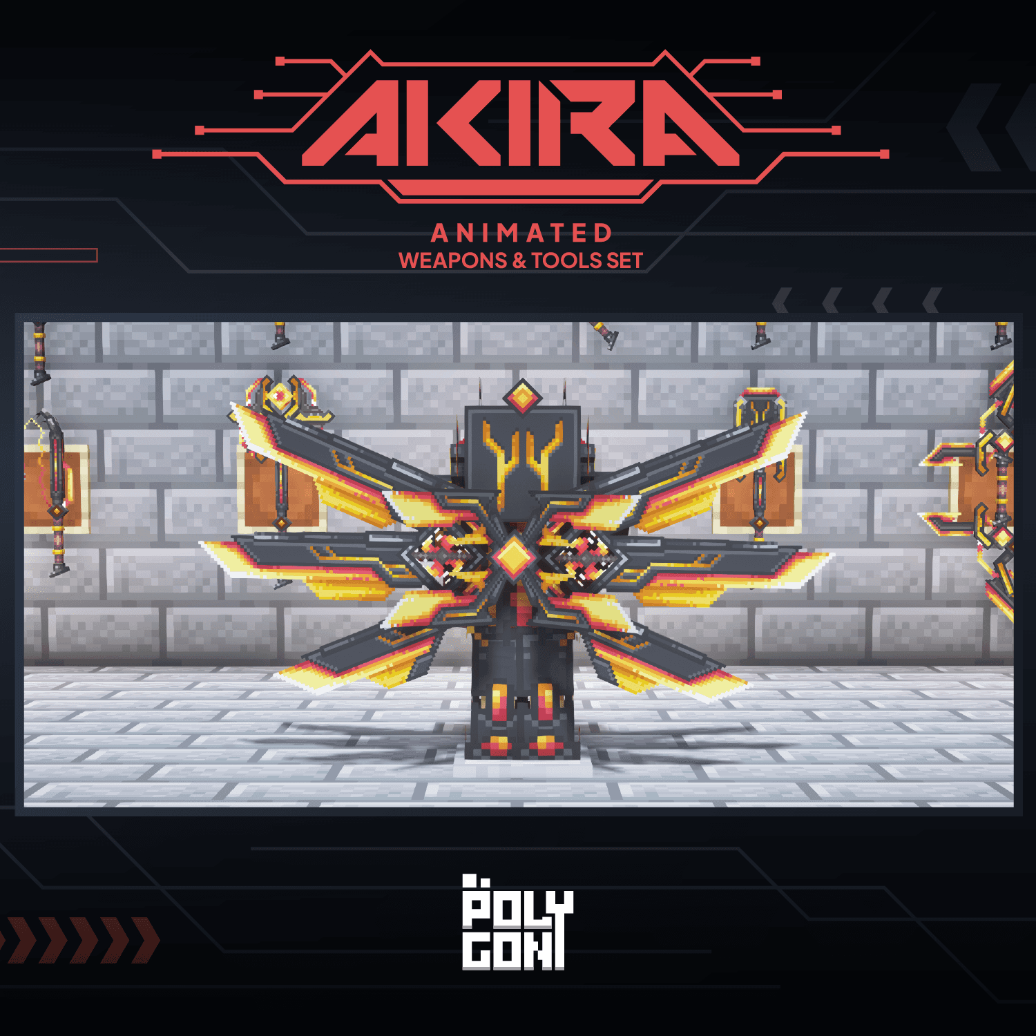 Akira Animated Weapons & Tools Set 5