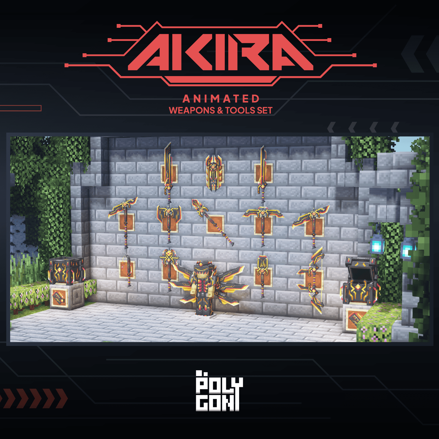 Akira Animated Weapons & Tools Set 3