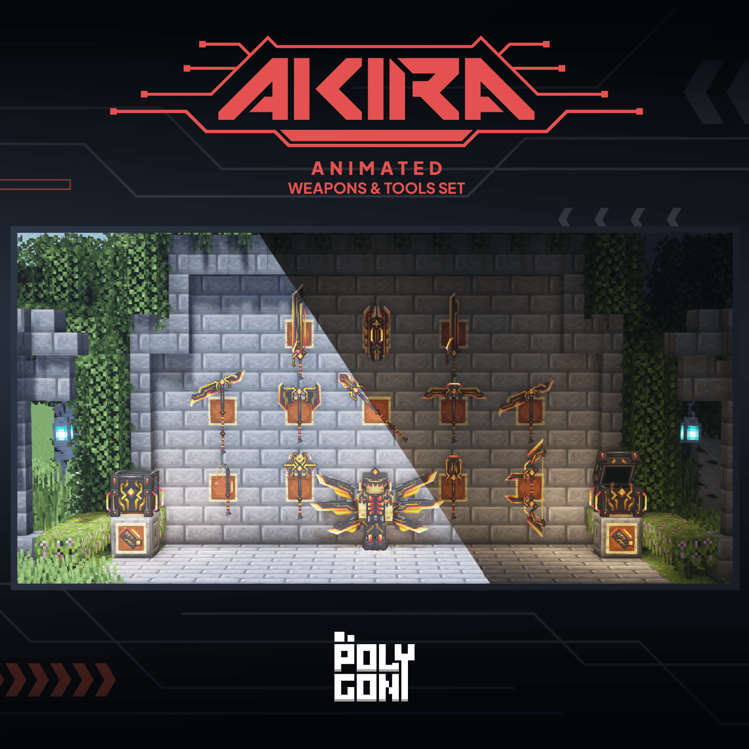 Akira Animated Weapons & Tools Set 2