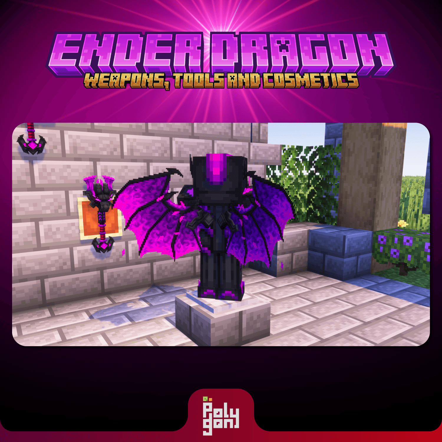 Ender Dragon Animated Weapons and Tools Set (64x) 0