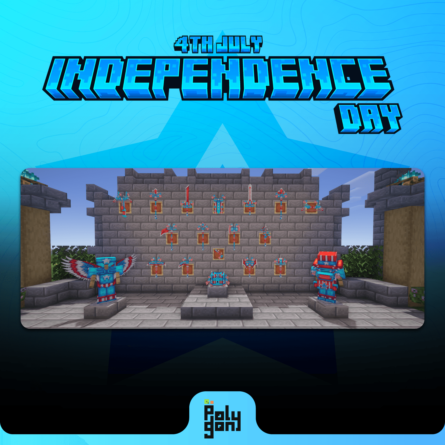 Independence Day Animated Weapons & Tools Set (64x) 2