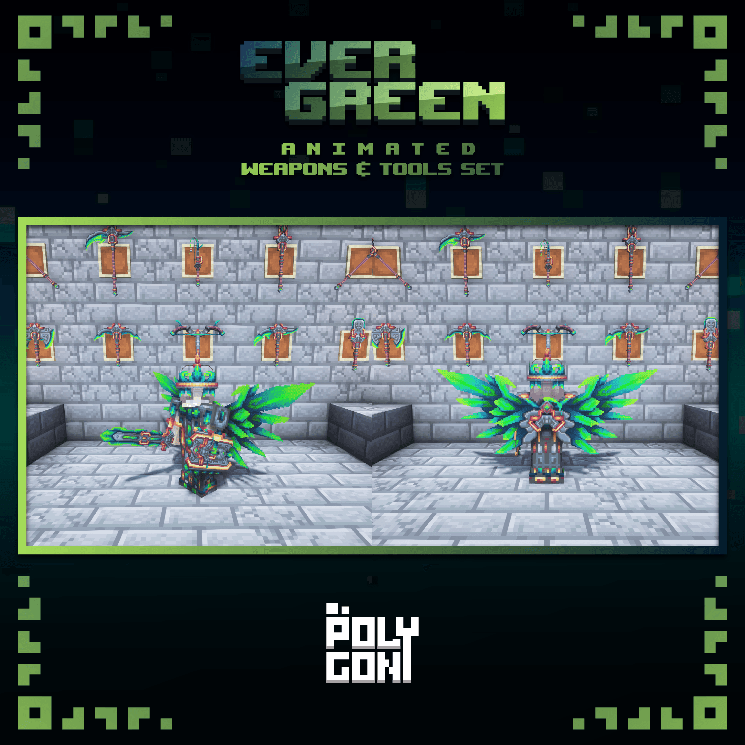 Evergreen Animated Weapons & Tools Set 3