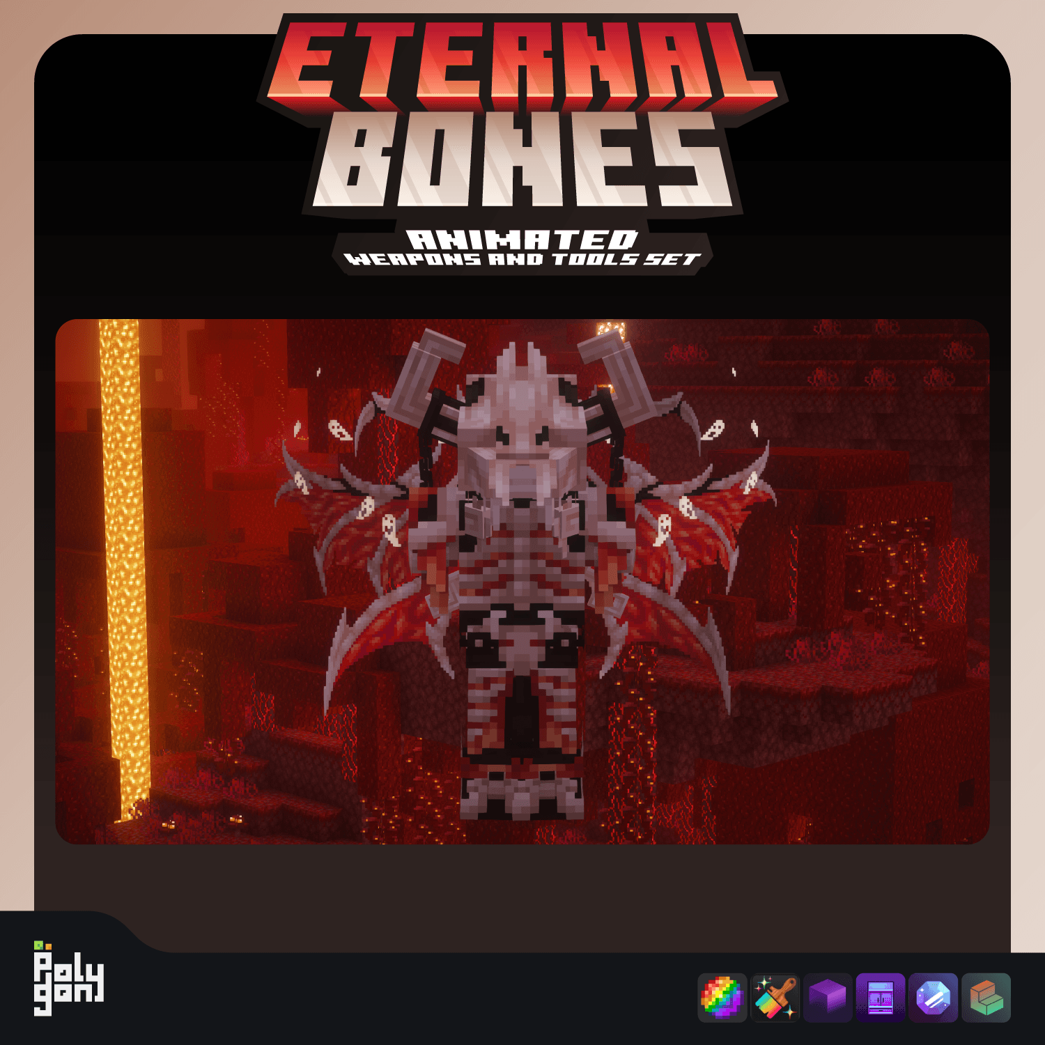 Eternal Bones Animated Weapons and Tools Set (64x) 3