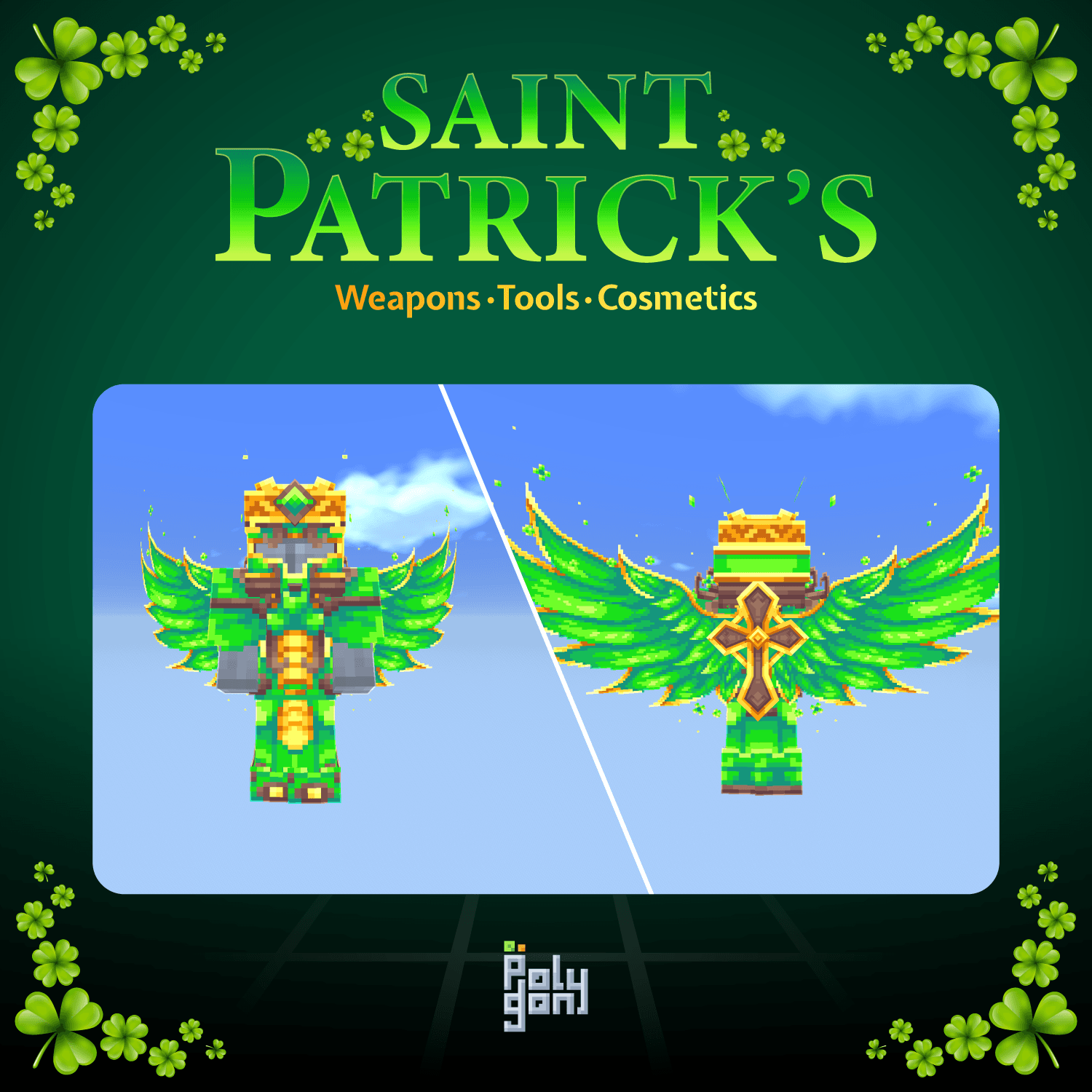 Saint Patrick's Animated Weapons and Tools Set (64x) 3