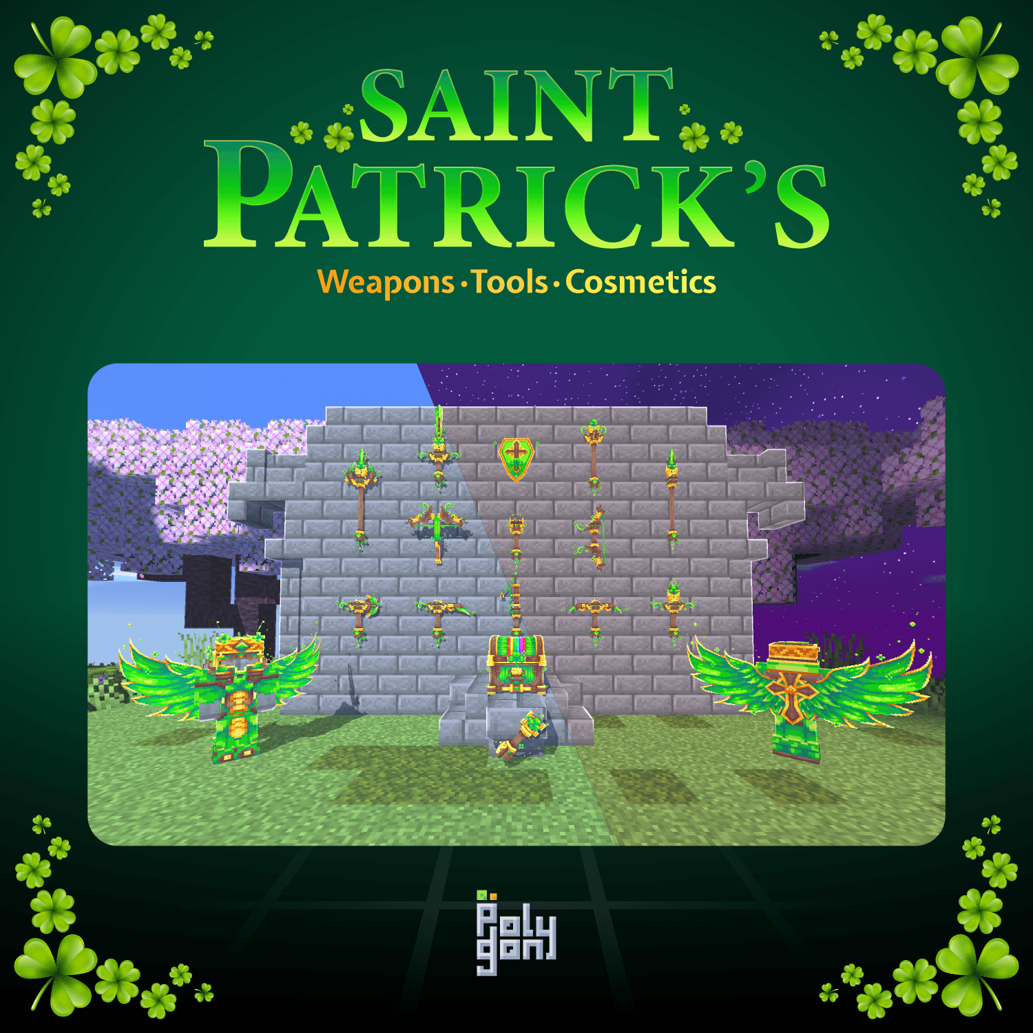 Saint Patrick's Animated Weapons and Tools Set (64x) 2