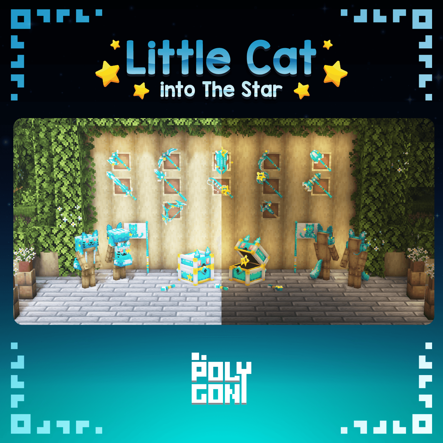 Little Cat into The Star Animated Weapons, Tools & Cosmetics Set 2