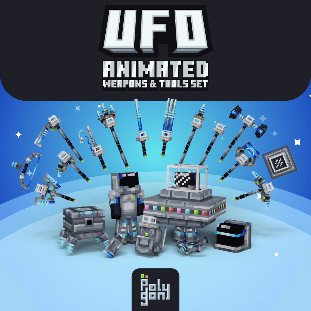 UFO Animated Weapons & Tools Set 1
